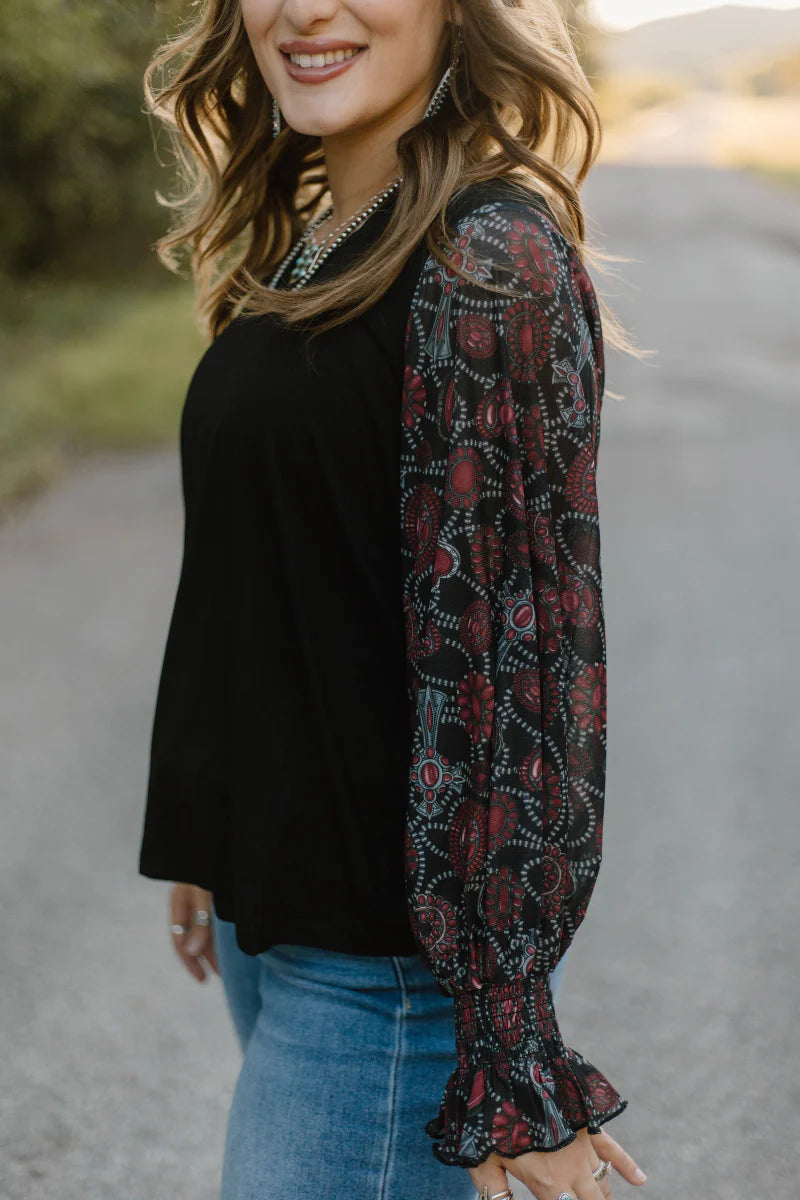 Pearls In December Top by Sterling Kreek - BFF Here