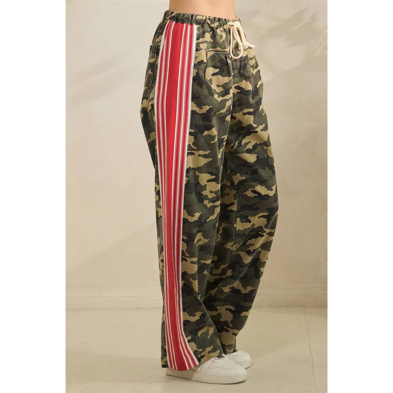 Sport Striped Wide Legged Pants - BFF Here
