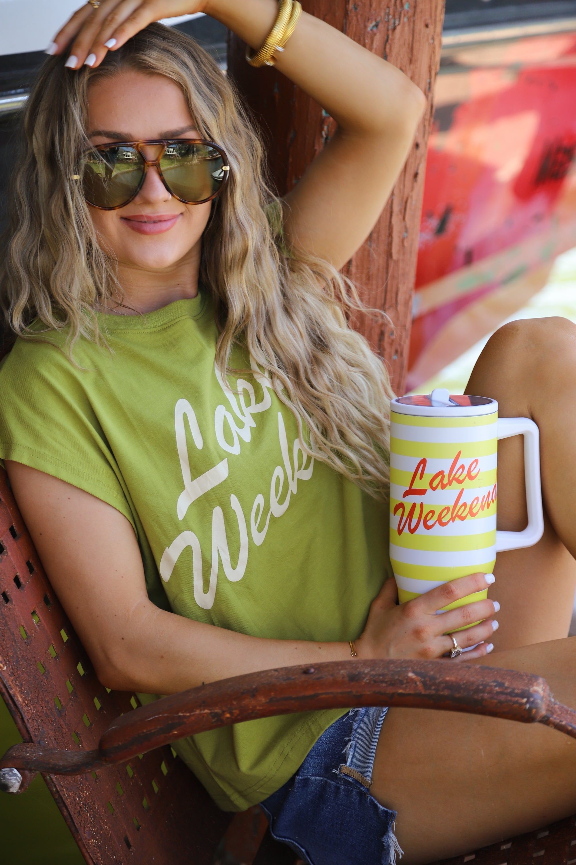 PREORDER- LAKE WEEKEND TEE by Blakeley (ETA JUNE) - BFF Here