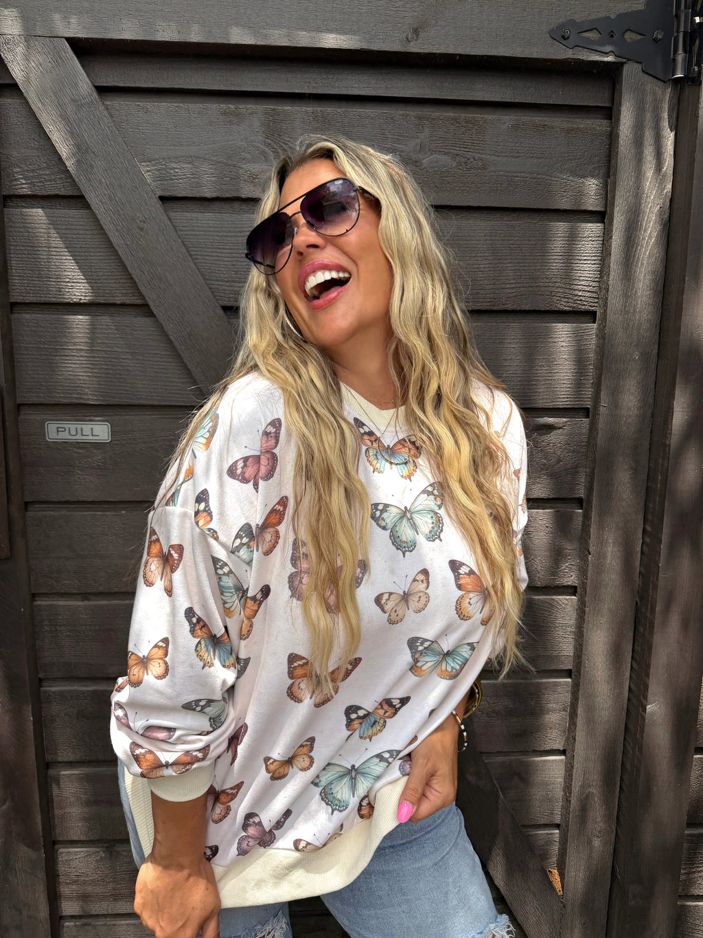PREORDER: Butterfly Season Pullover Sweatshirt by Blakeley (ETA: August)