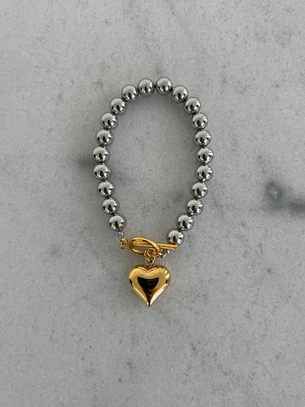 Golden Touch Heart Bracelet by Chan Sutt - BFF Here