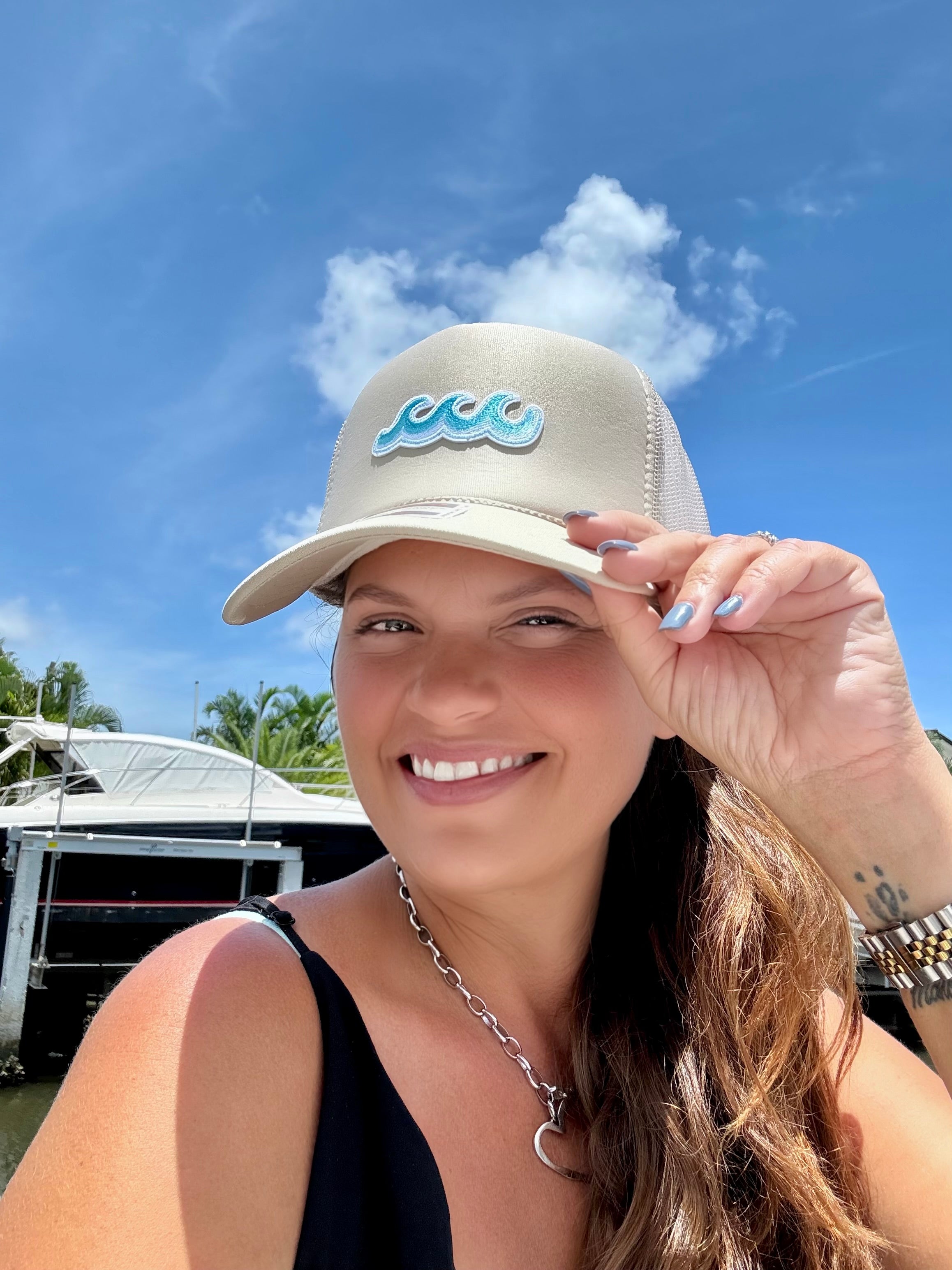 Waves Trucker Hat - BFF Here