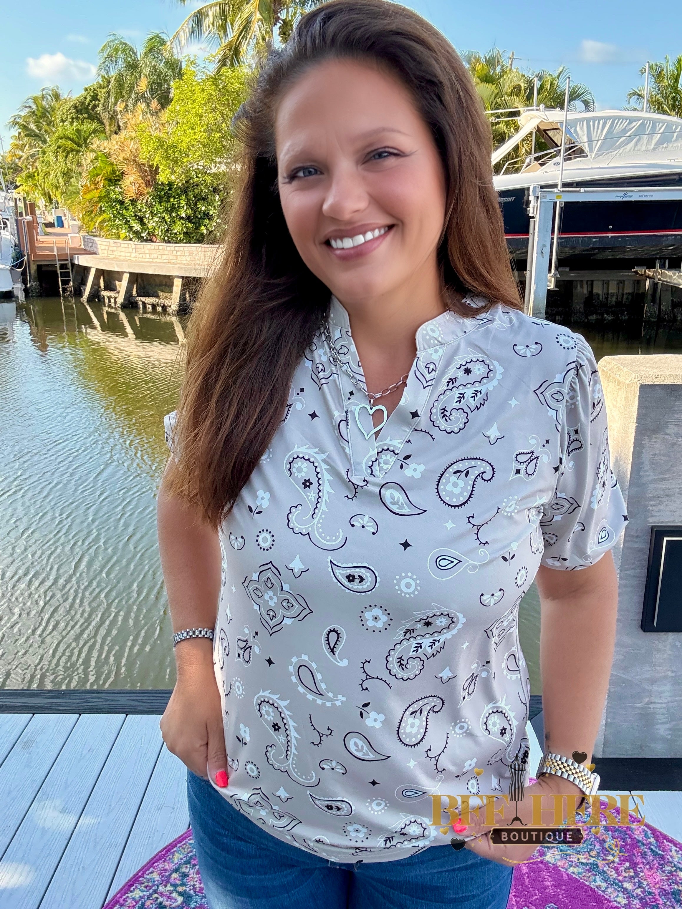 The Paisley Top by Sterling Kreek - BFF Here