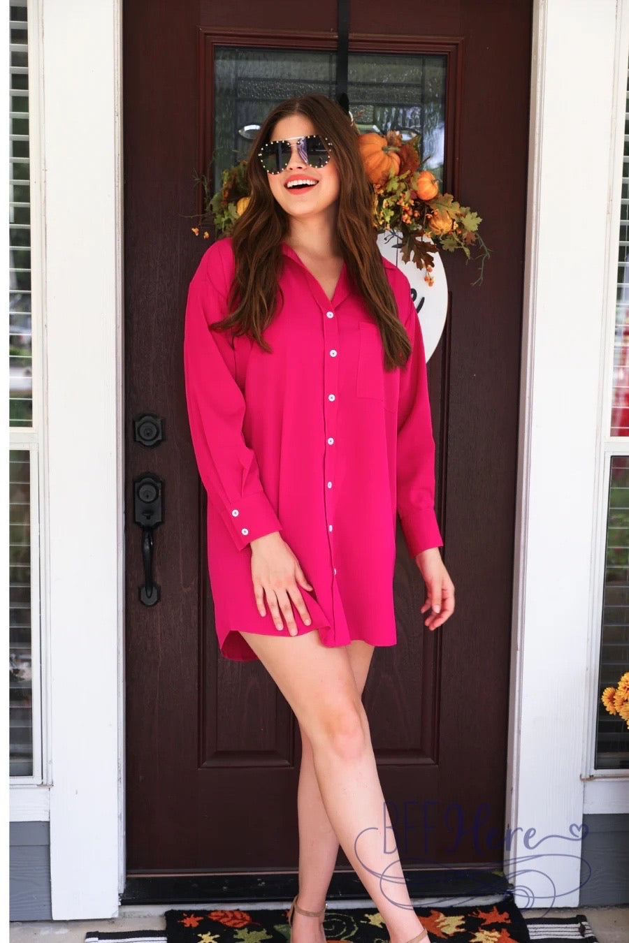 PREORDER:  Tristan Button Up Dress (Ships End  Of October ) - BFF Here