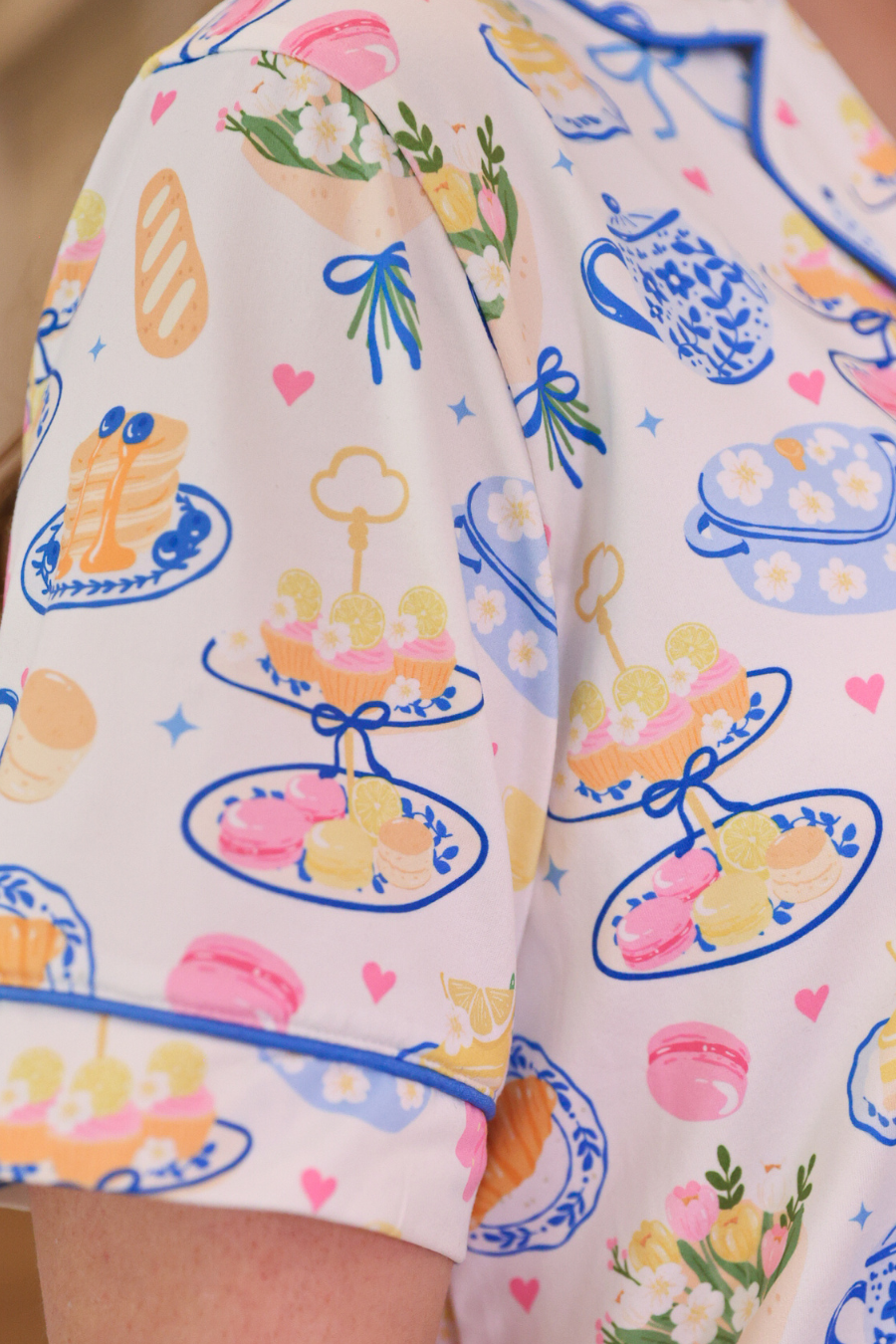 Sunday Brunch Ruffle Pajama Set by Jess Lea - BFF Here