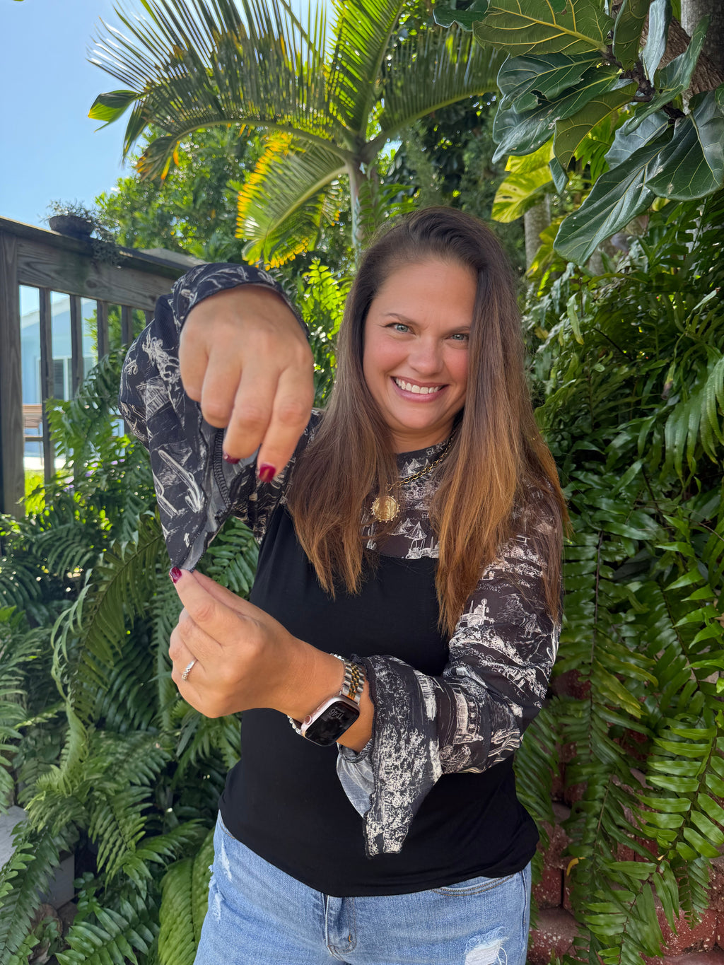 Homestead Toile Top by Sterling Kreek - BFF Here