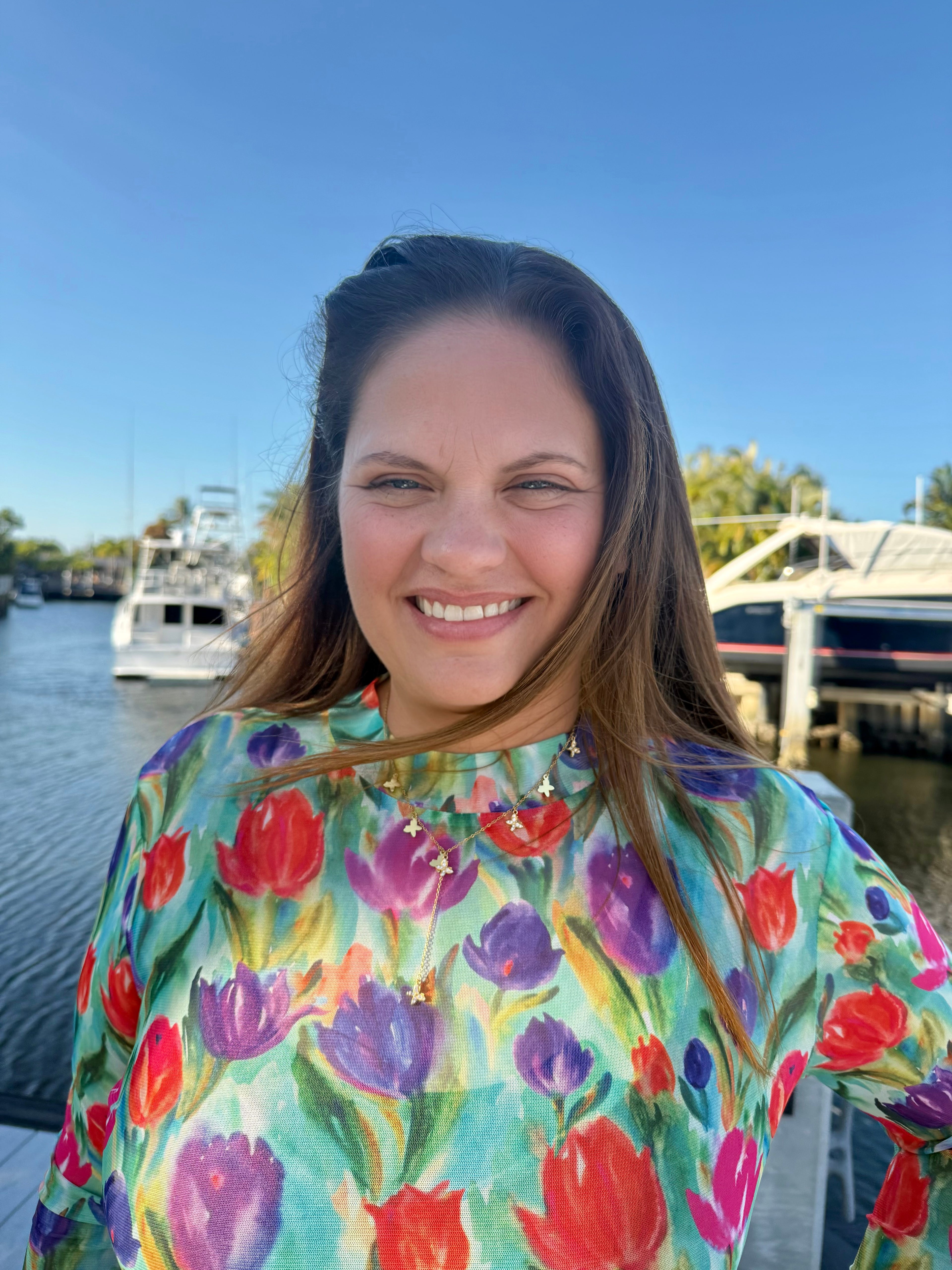 Tulip Trail Mesh Top by Sterling Kreek - BFF Here