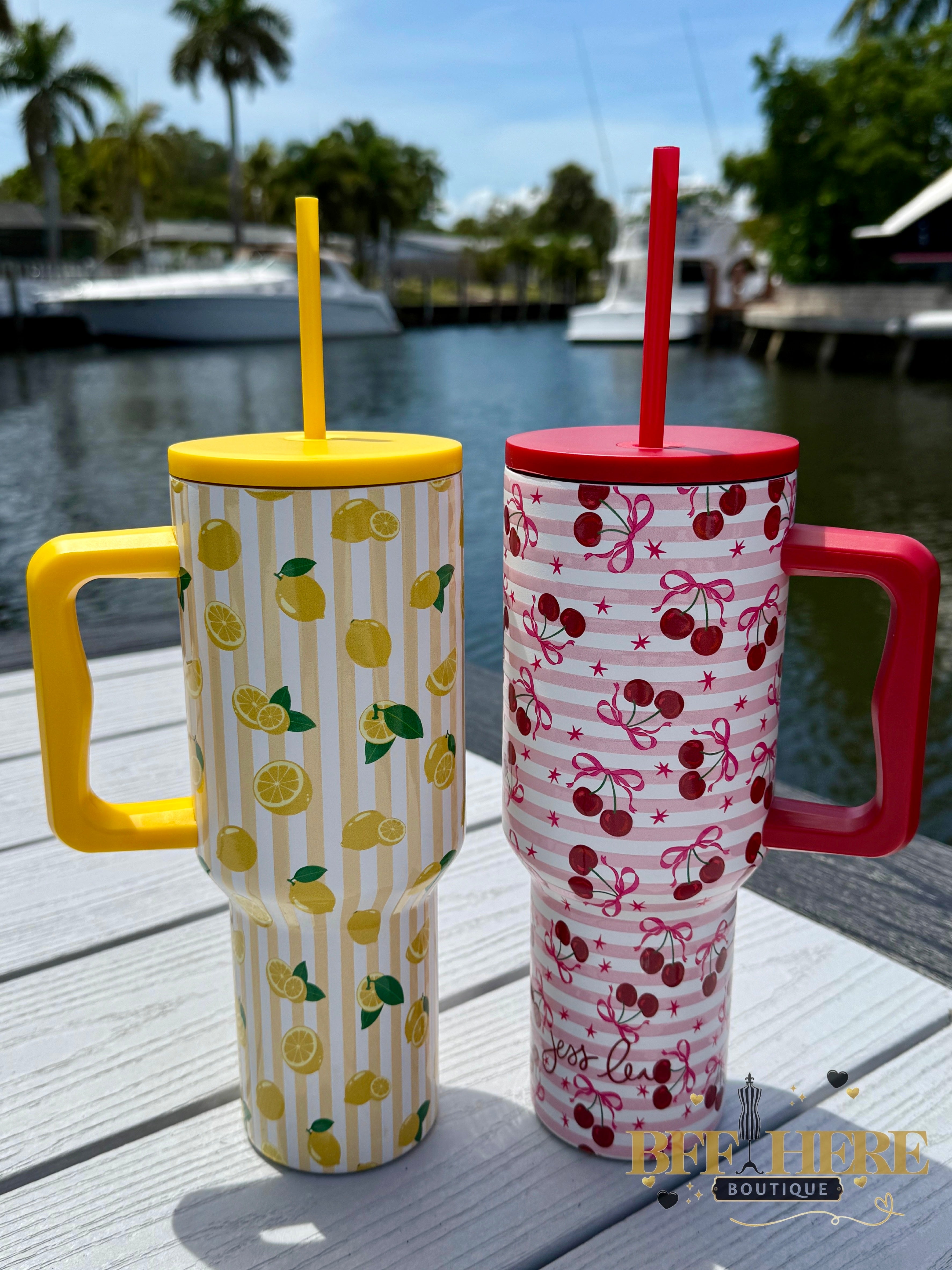 Cherry Bomb Tumbler by Jess Lea - BFF Here