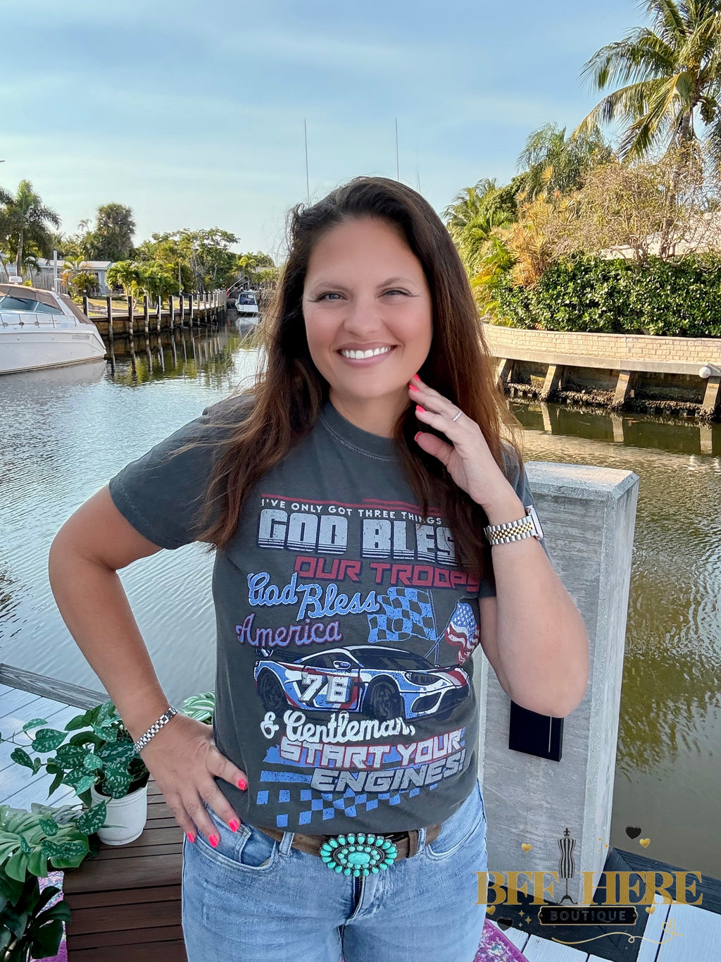 Fast Track America Tee - BFF Here