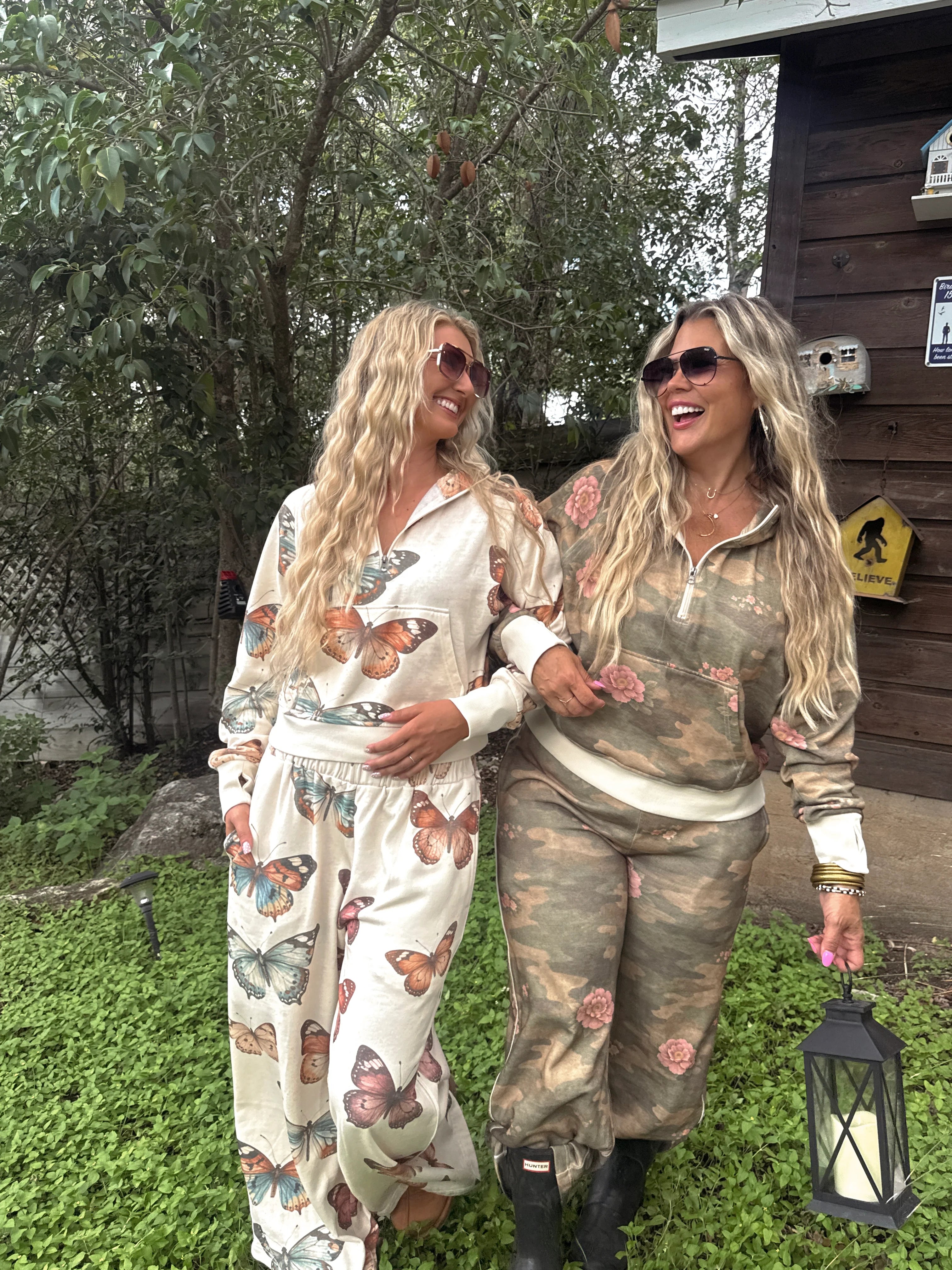 PREORDER: Camo & Butterflies Drift Away Joggers by Blakeley (ETA: August)