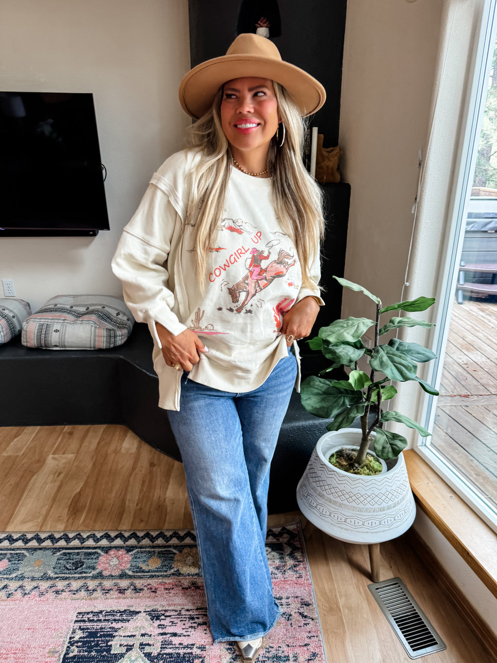 PREORDER:  Ranch Girl Classic Crew Pullover by Blakeley (ETA: Beginning of September) - BFF Here