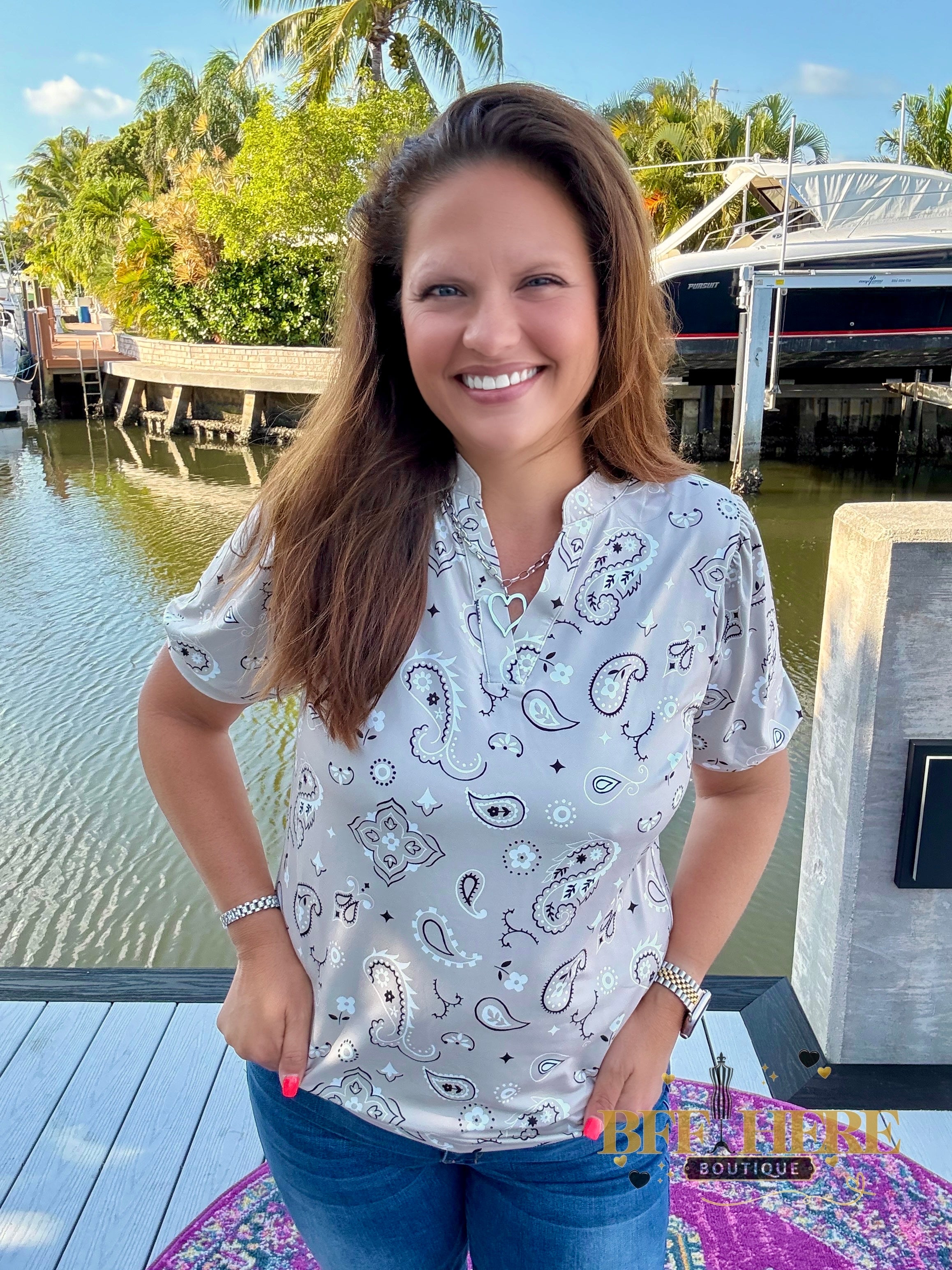 The Paisley Top by Sterling Kreek - BFF Here