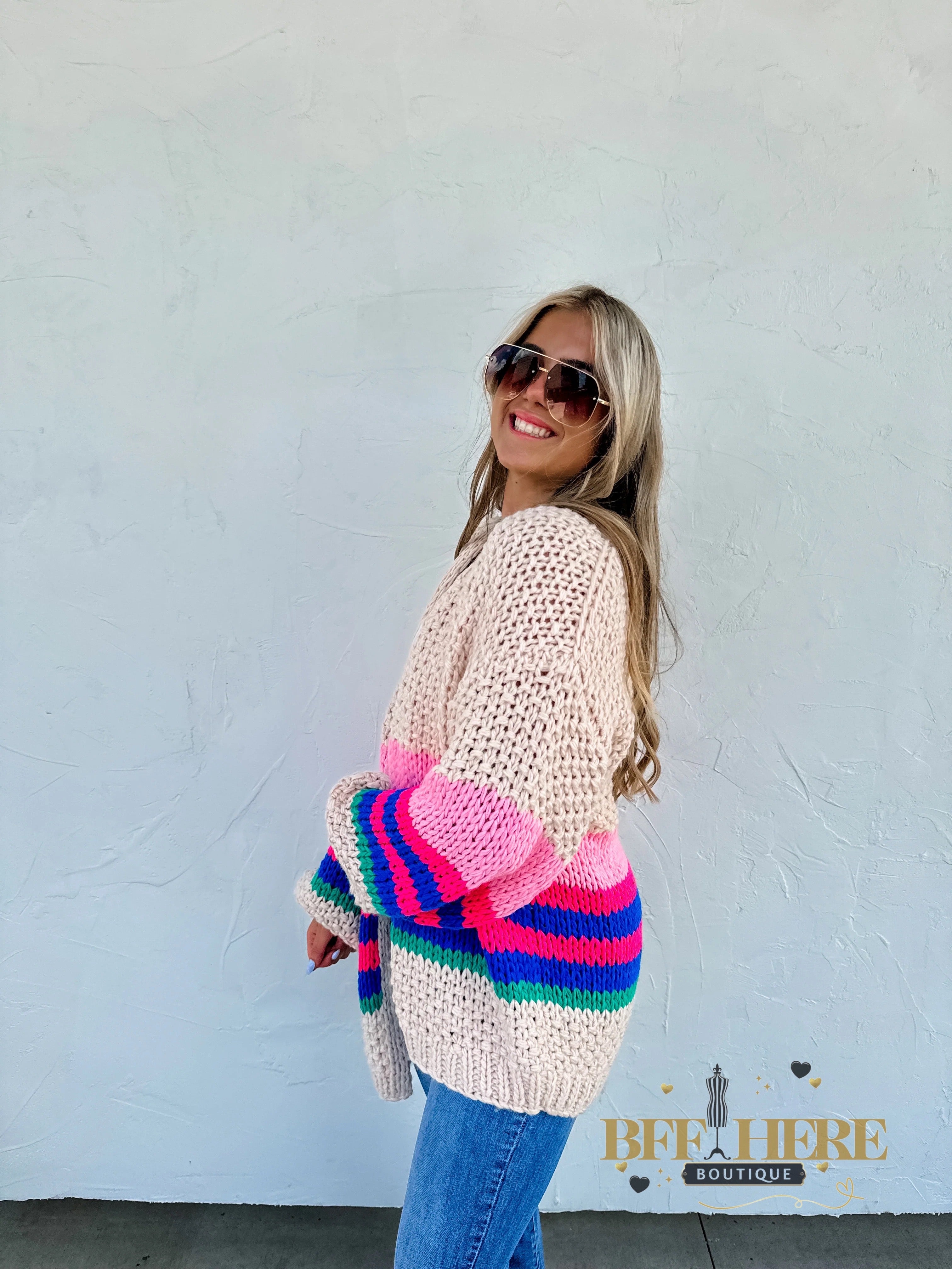 Charlotte Knit Cardigan by Blakeley / Choice of Color - BFF Here