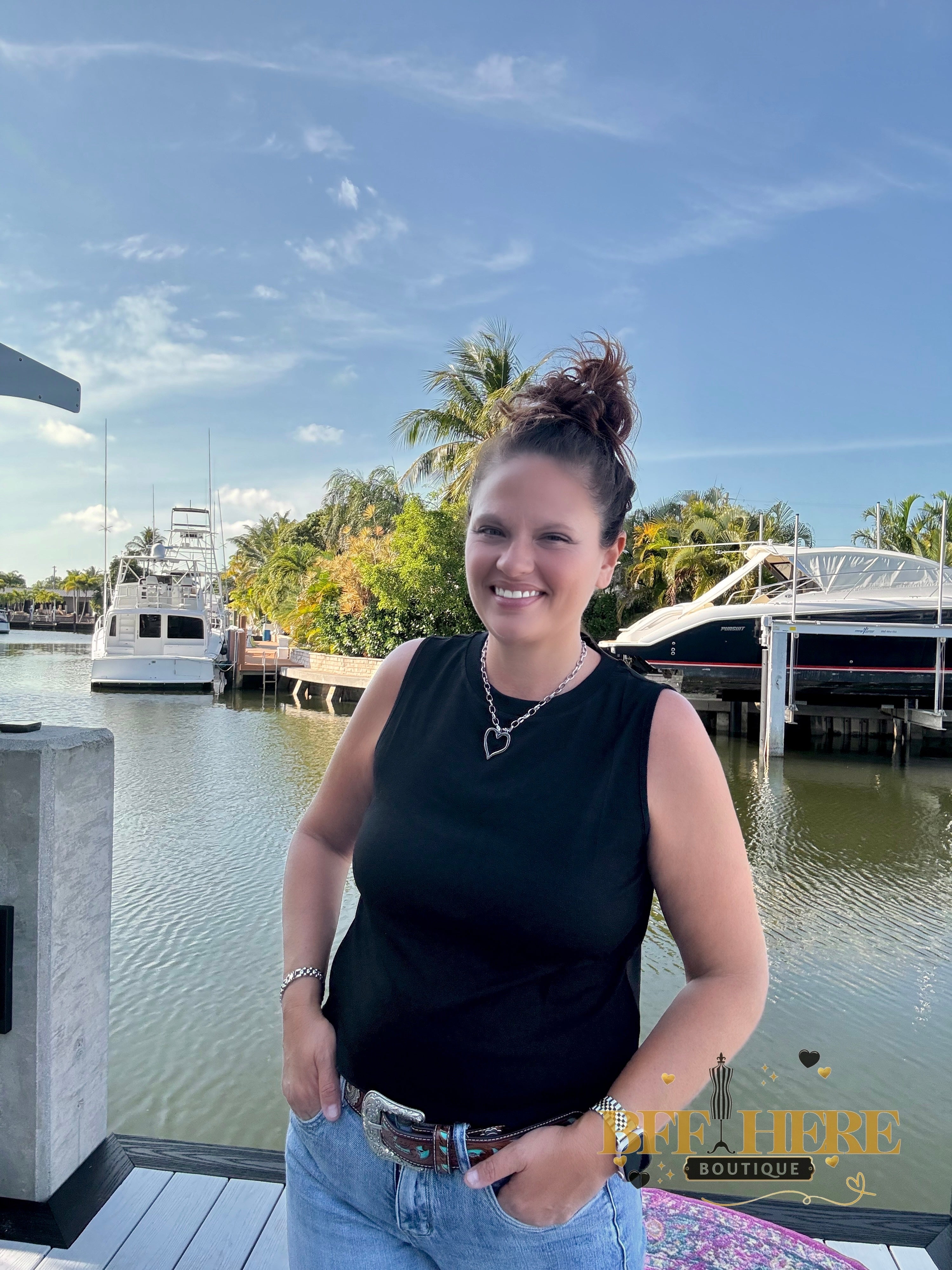 Banks Basic Lettuce Tank by Jess Lea (Choice of Color) - BFF Here