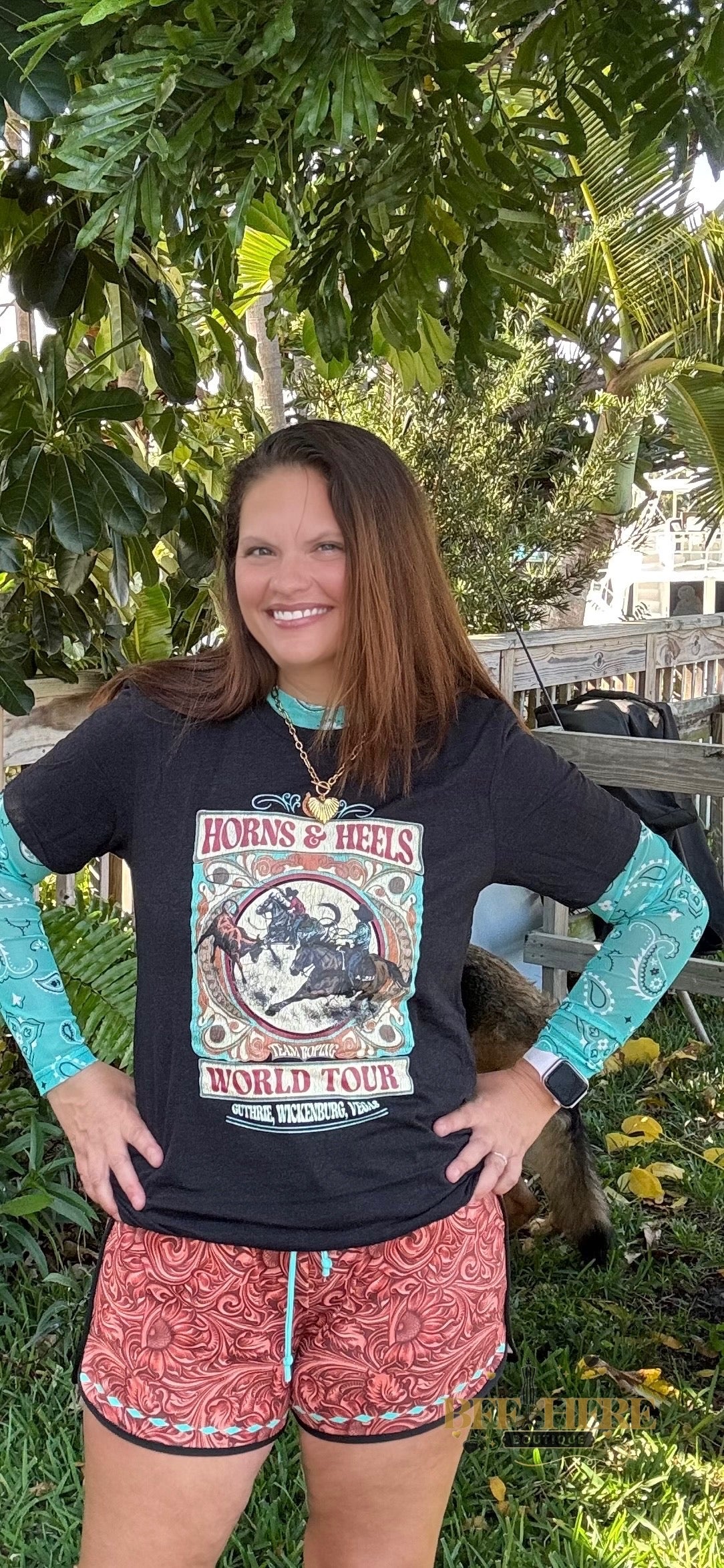 Team Roping World Tour Tee by Sterling Kreek - BFF Here