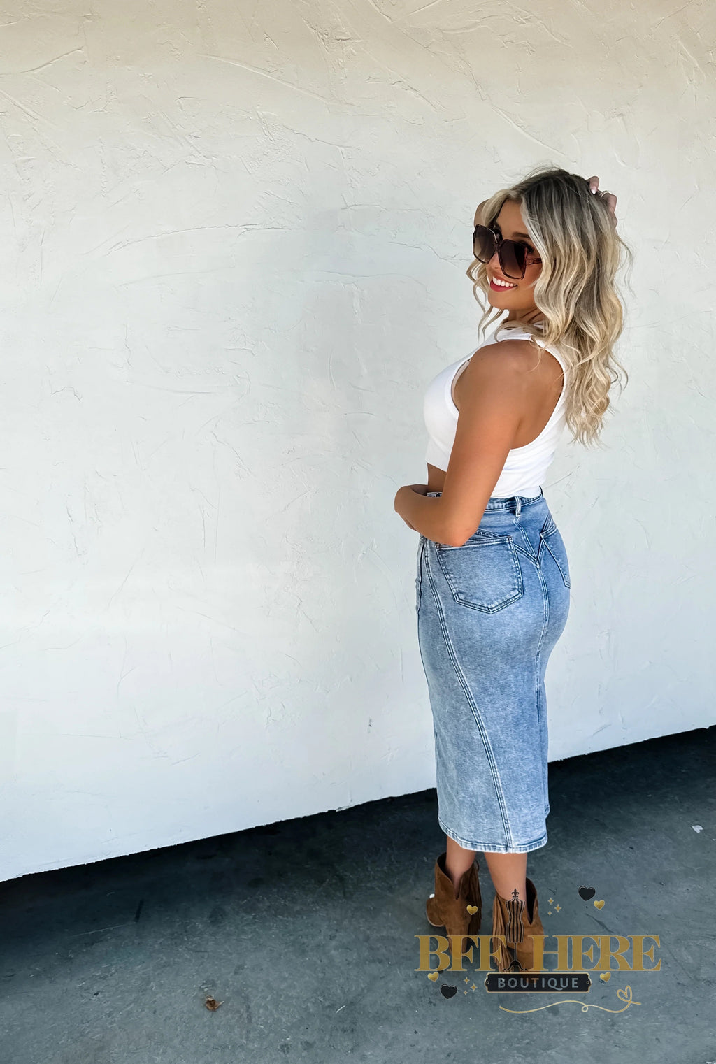 Jules Denim Skirt by Blakeley - BFF Here