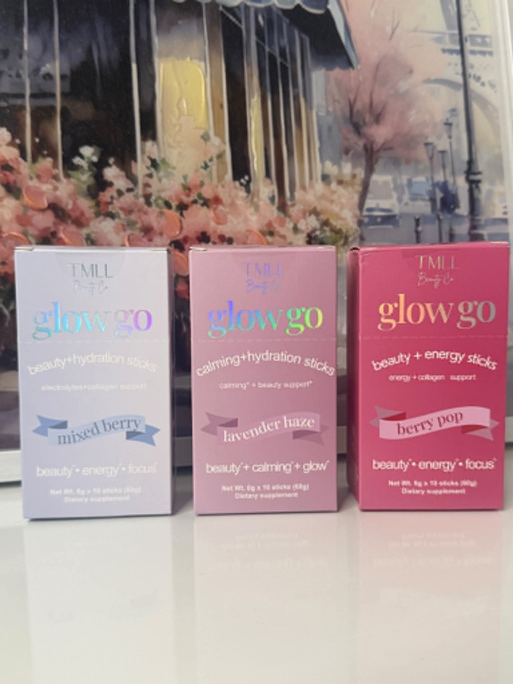 Glow Go Wellness Drinks by TMLL Beauty / Berry Pop (Ships 2-3 weeks)