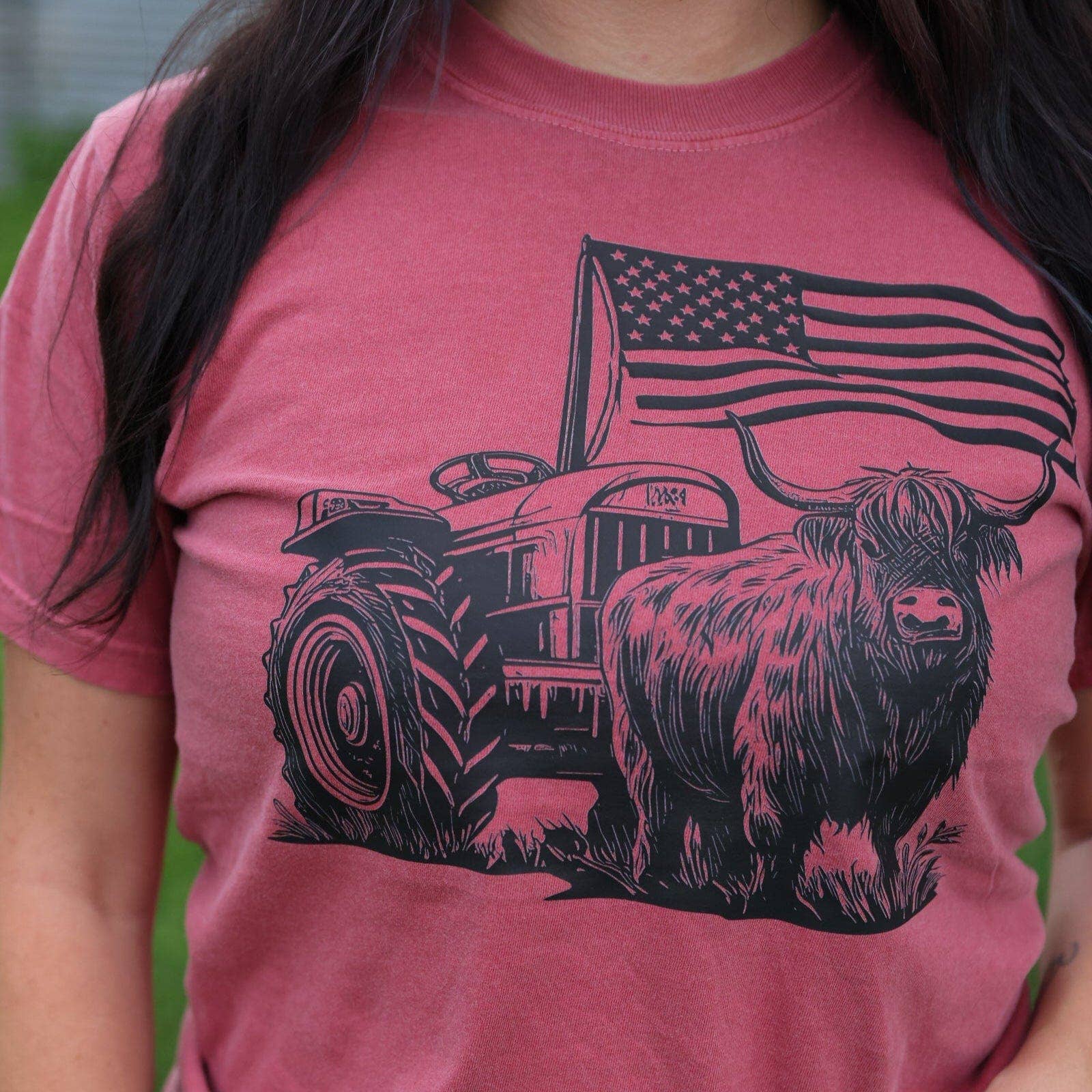 Tractors, Cattle & Freedom Tee - BFF Here