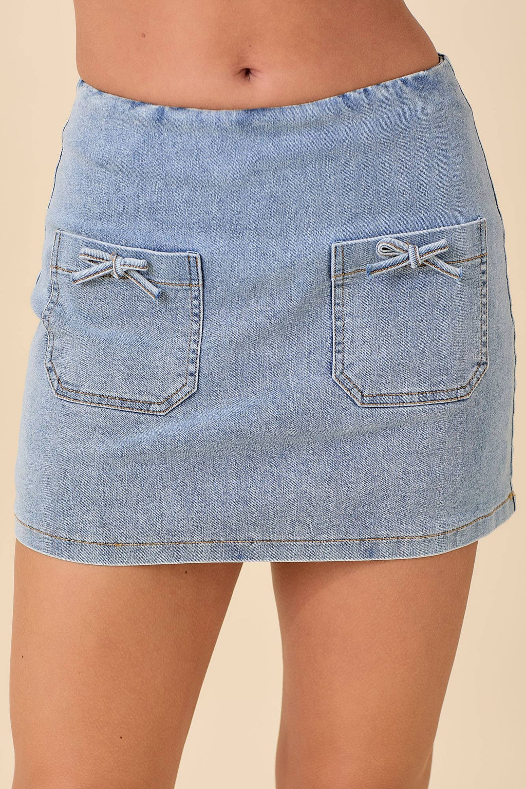 Denim Charm Skort - BFF Here