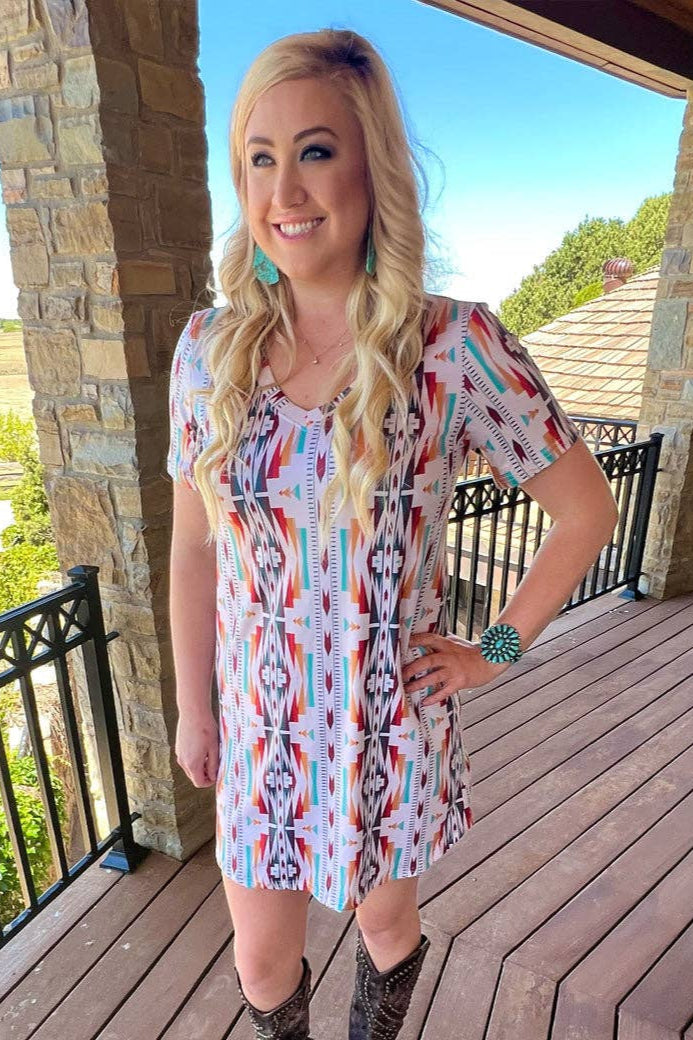 Sunday Morning T-Shirt Dress by Sterling Kreek - BFF Here