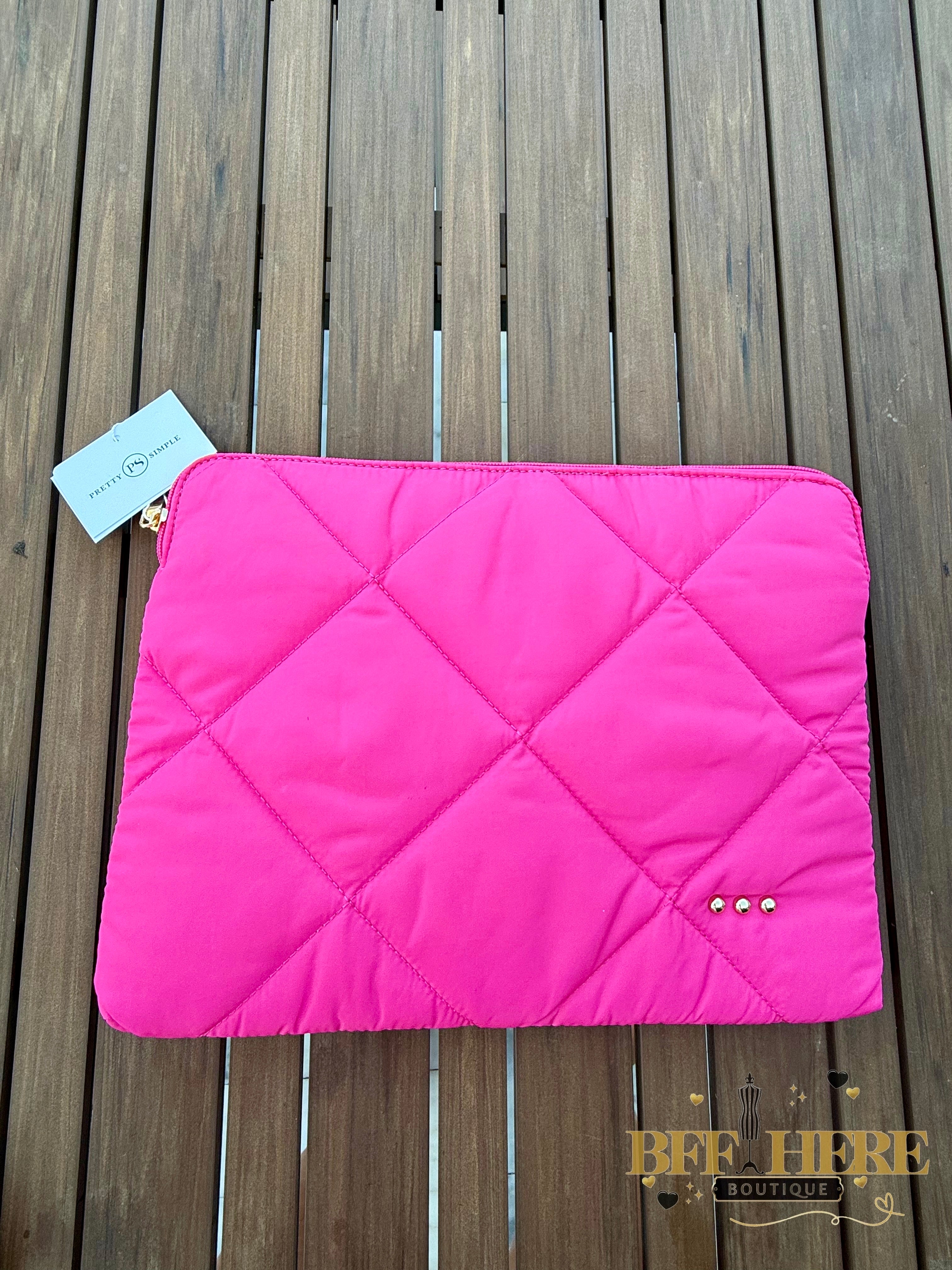Palmer Puffer Laptop Sleeve by Pretty Simple (Choice of Color) - BFF Here