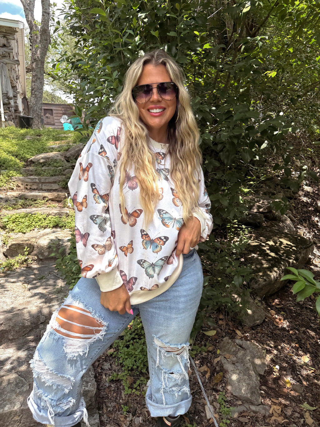 PREORDER: Butterfly Season Pullover Sweatshirt by Blakeley (ETA: August)