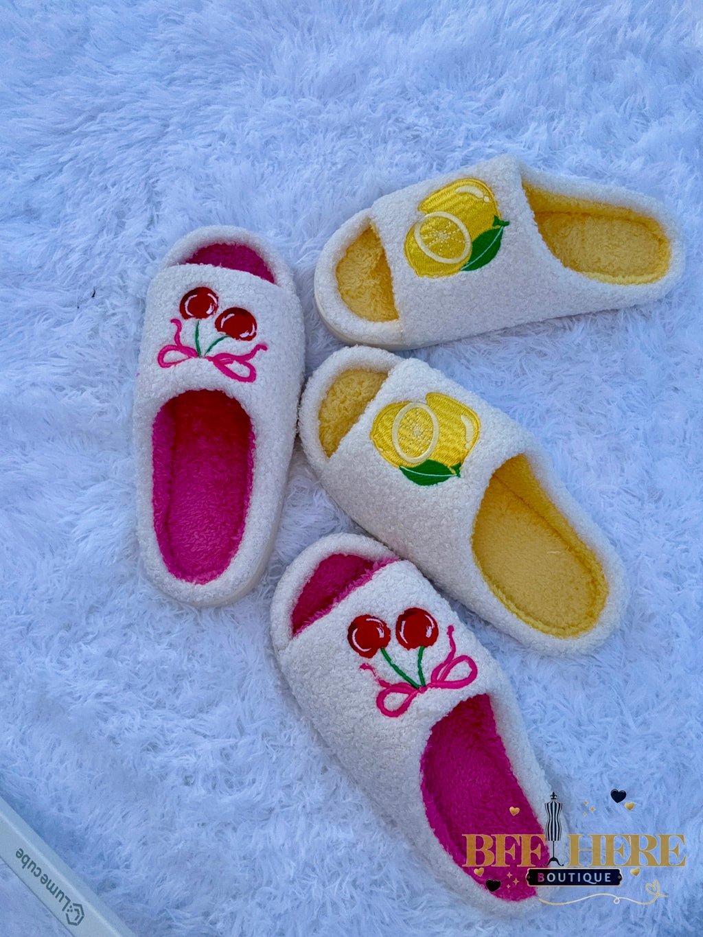 Lemon Drop Slippers by Jess Lea - BFF Here