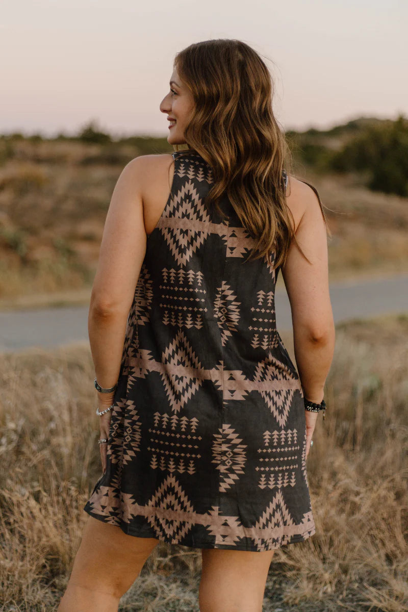 Aztec After Dark Dress by Sterling Kreek - BFF Here