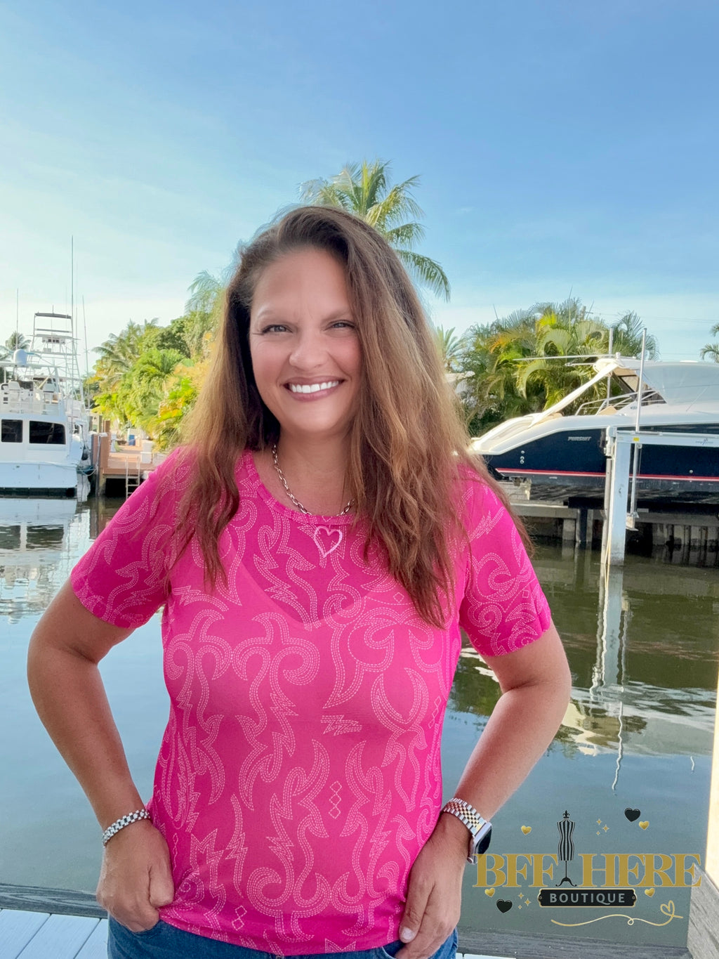 Let’s Go Girls Mesh Top by Sterling Kreek - BFF Here