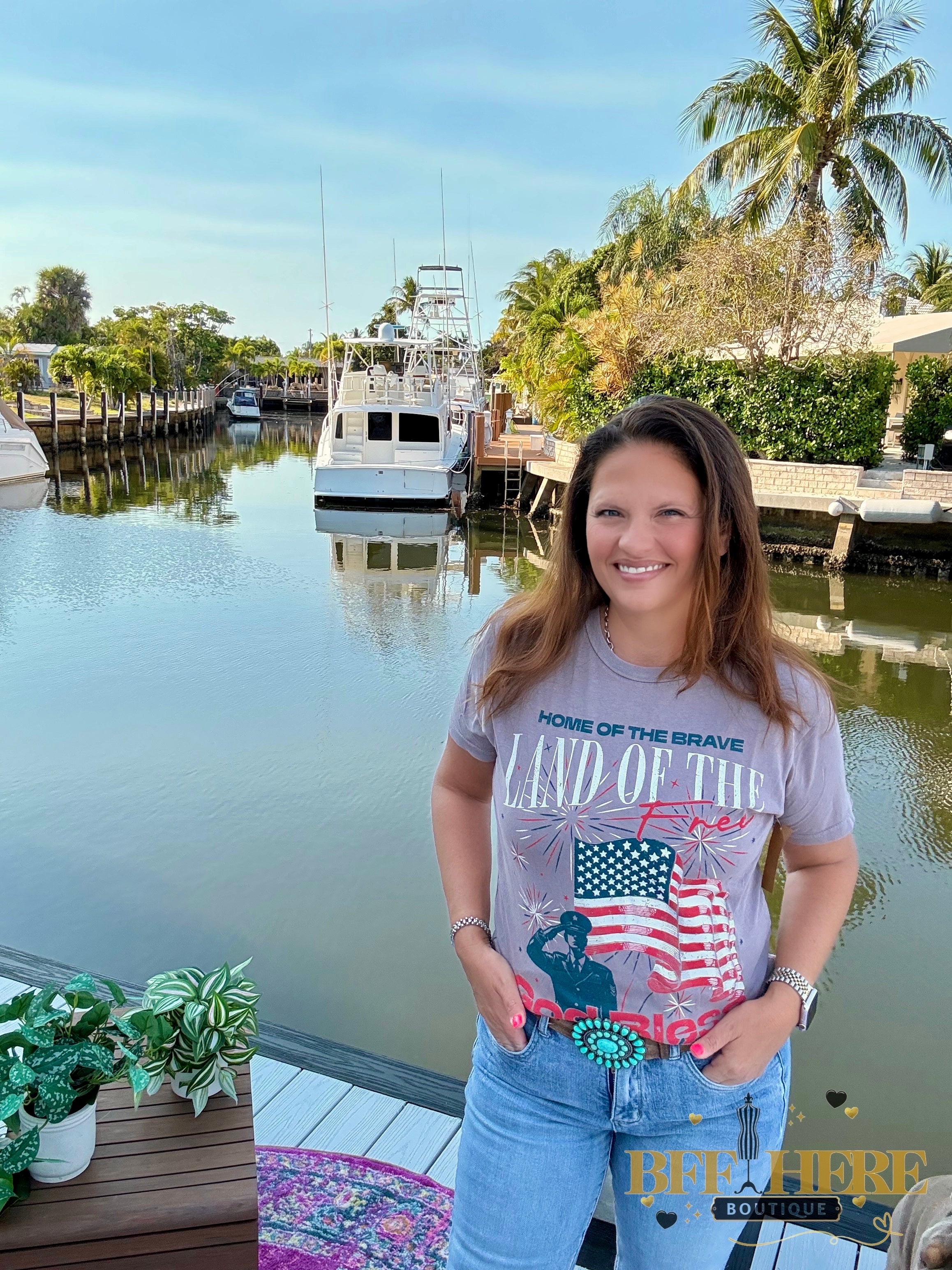 Vintage Old Glory Tee - BFF Here
