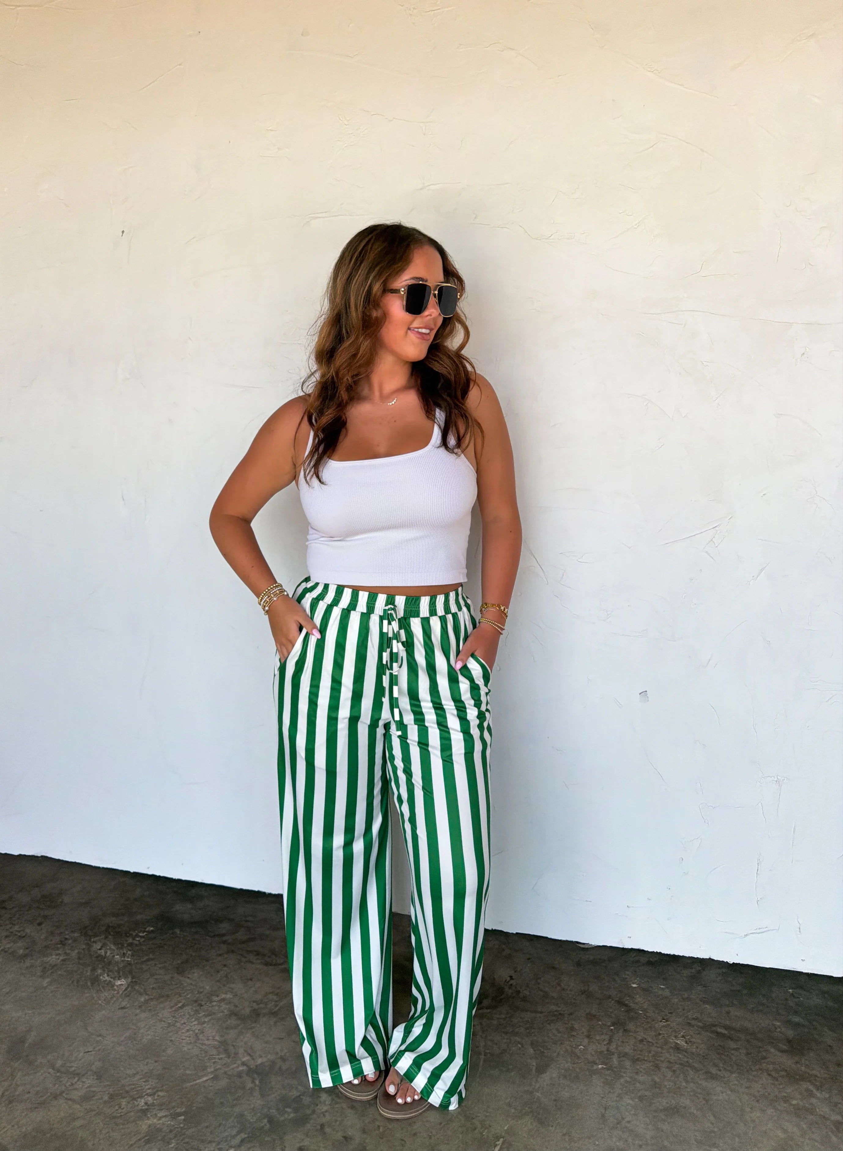 PREORDER: Game Day Haddie Wide Leg Pants by Blakeley (ETA: August)