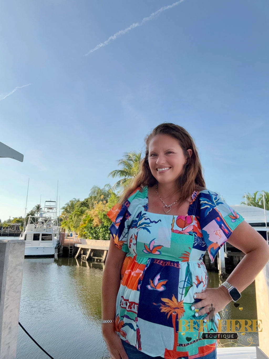 Island Time Vibes Top - BFF Here