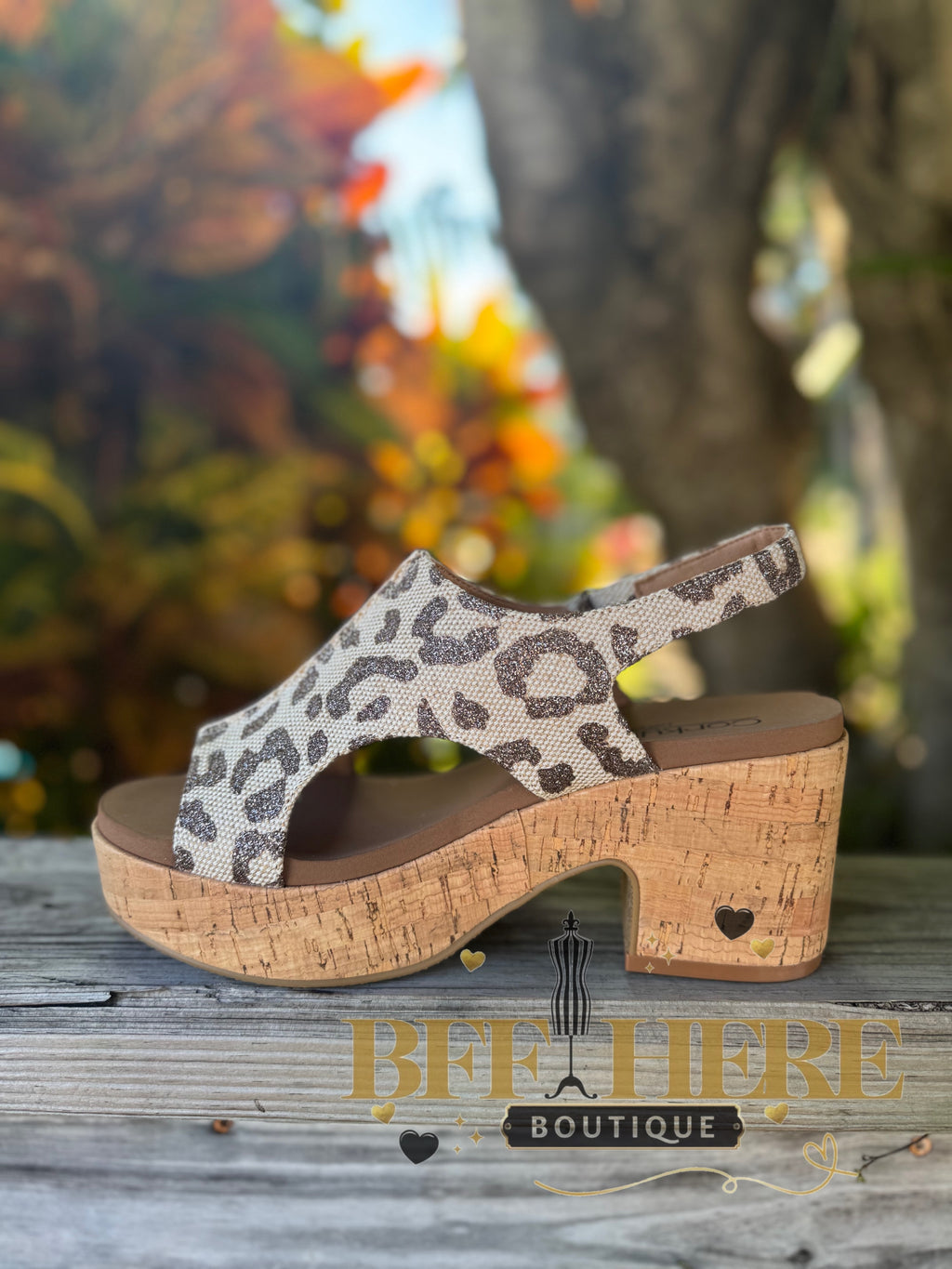 Miss Carly — Tan Sparkle Leopard by Corkys - BFF Here