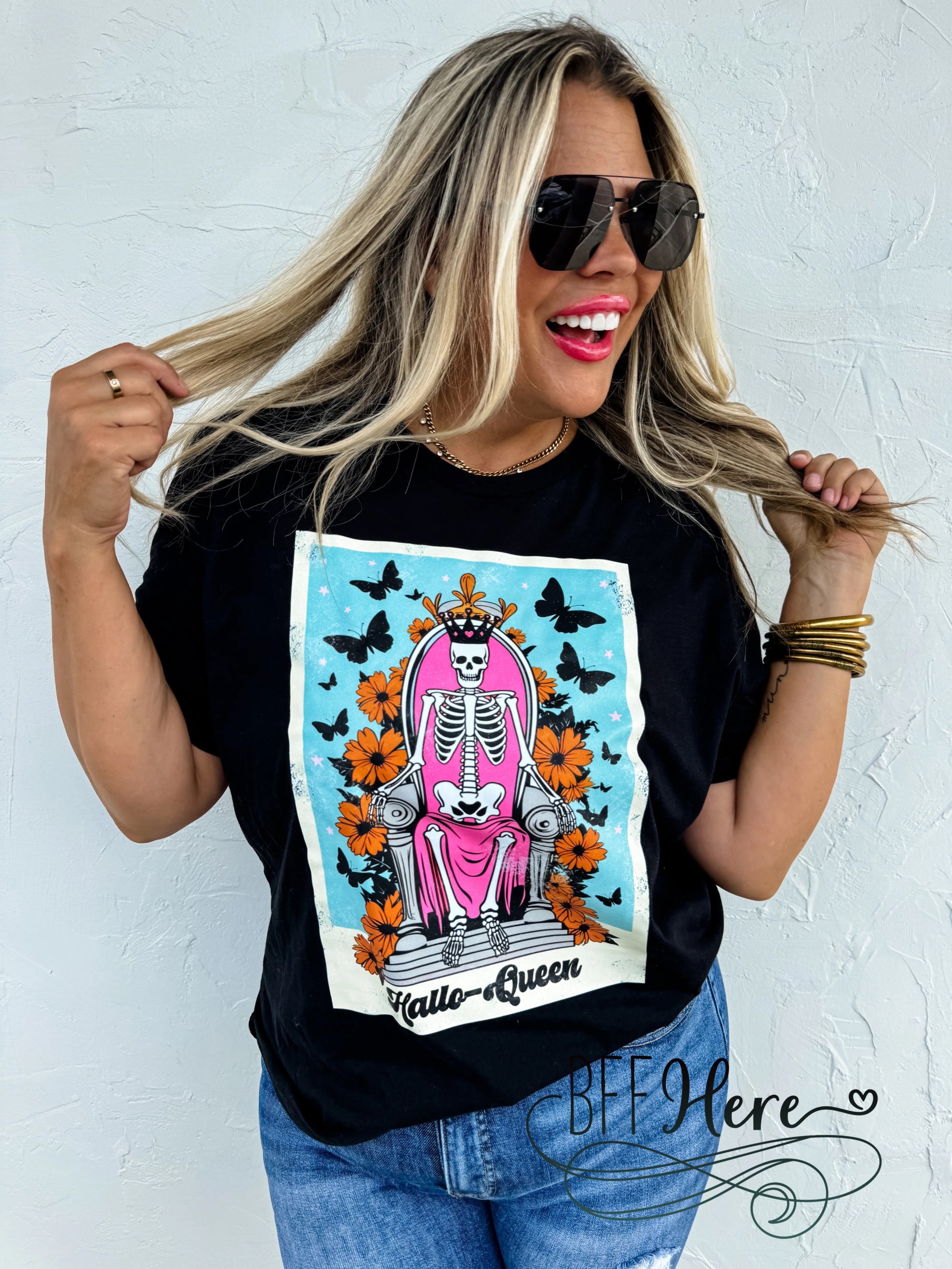 PREORDER: Hallo-Queen Tee by Blakeley (Ships Beginning of September ) - BFF Here