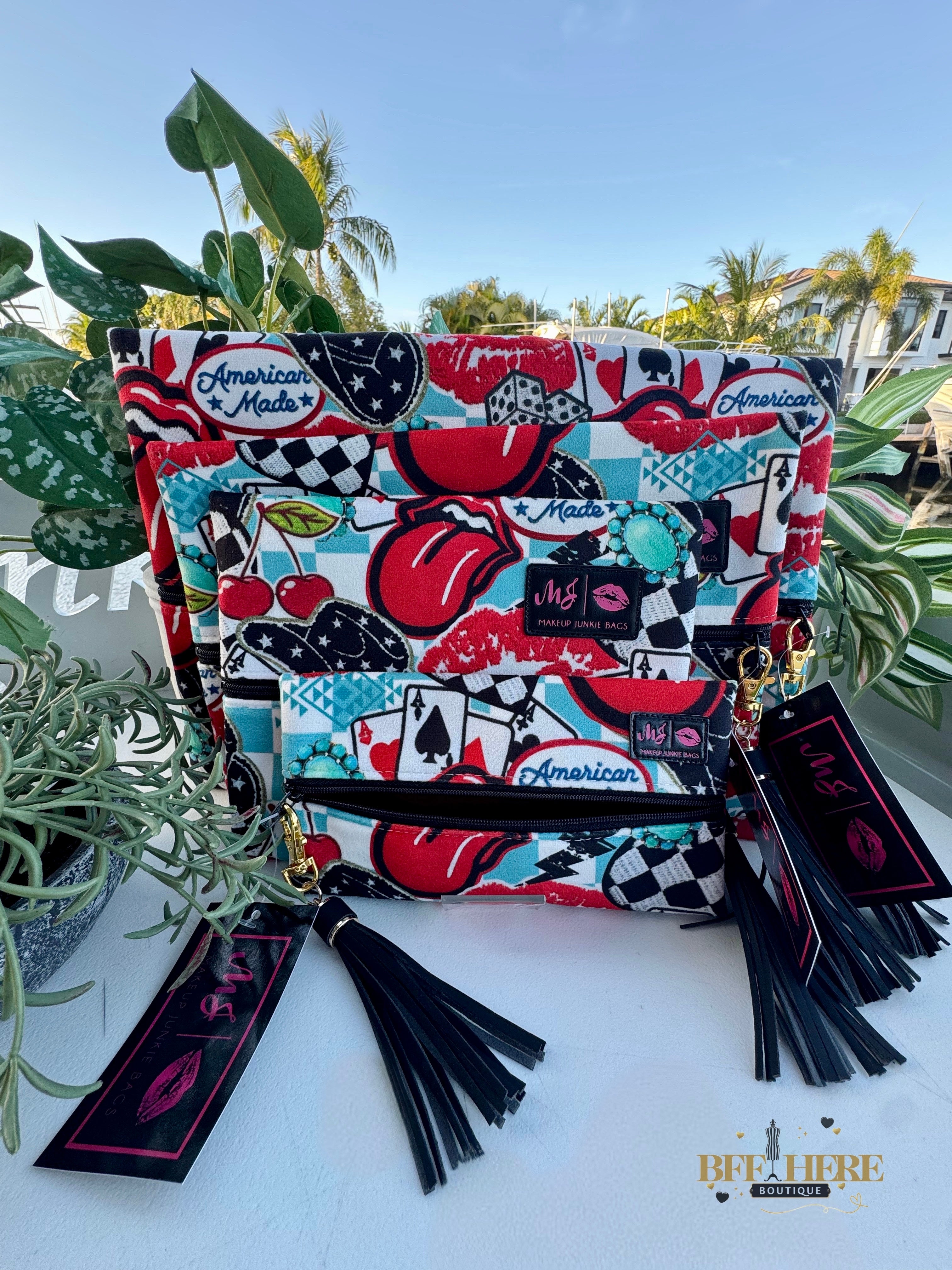 All American by Makeup Junkie Bags - BFF Here