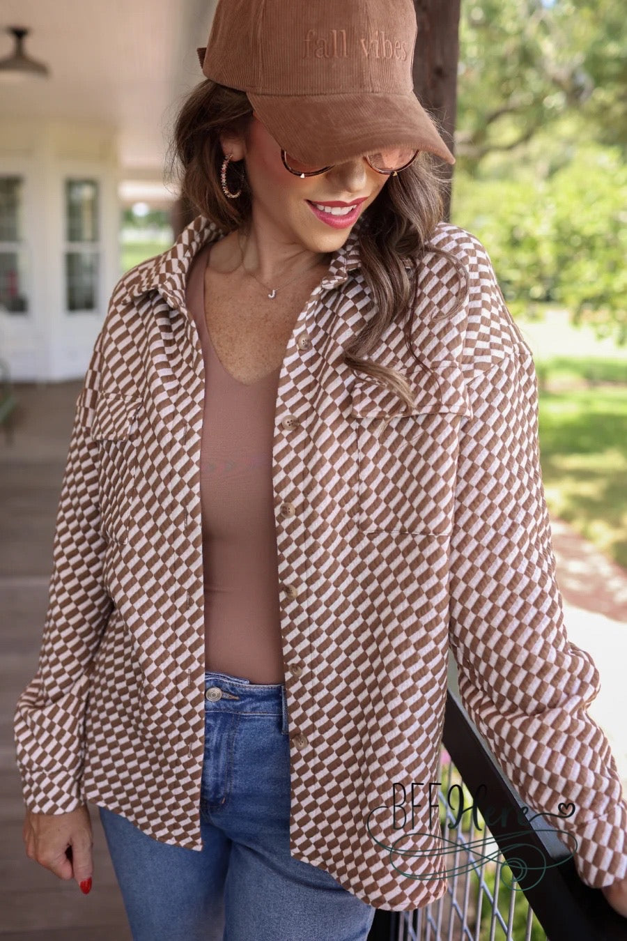 PREORDER-Devin Textured Shacket by Jess Lea (Ships End of September) - BFF Here