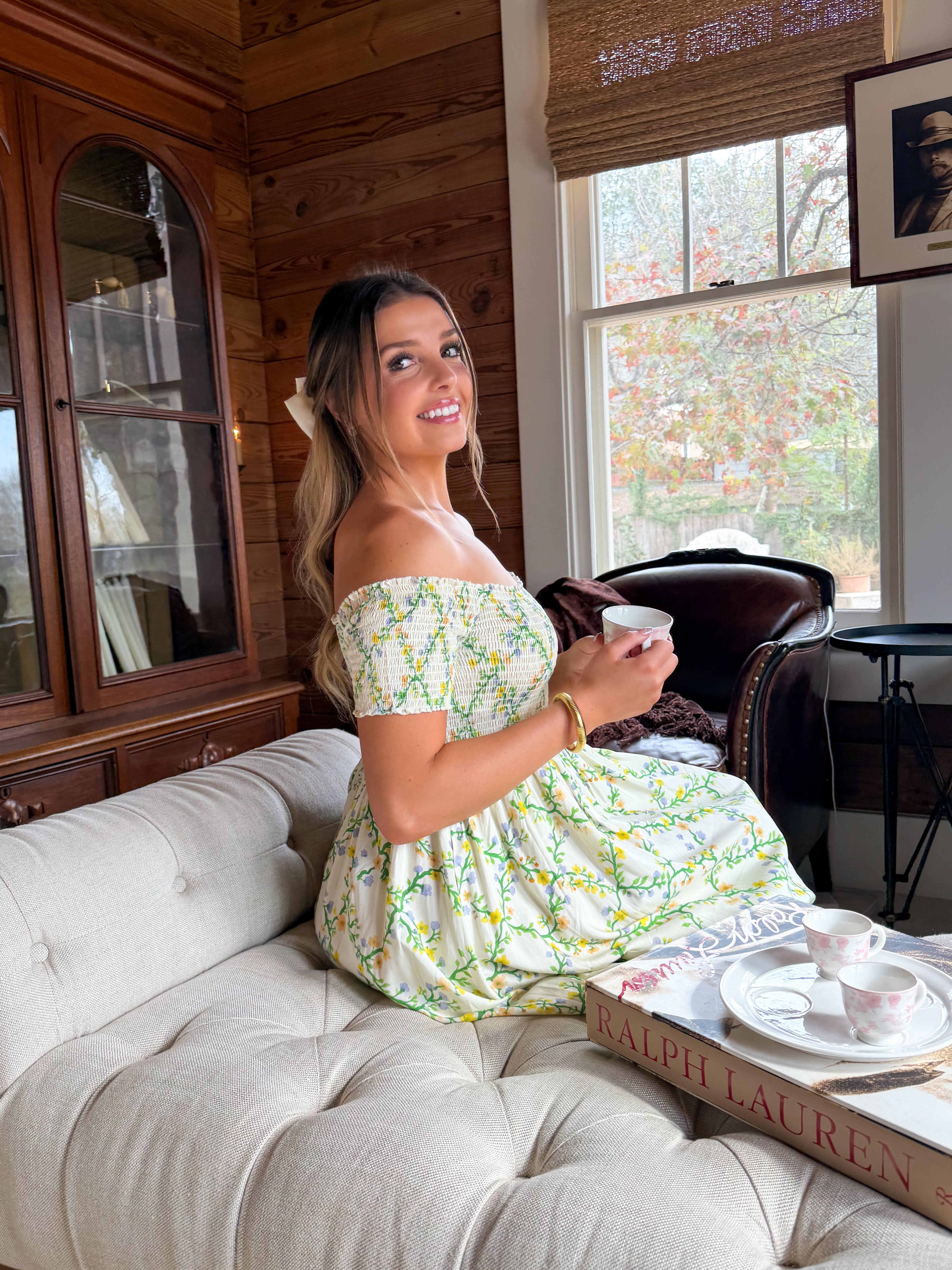 PREORDER- SPRING MADELINE FLORAL DRESS - BFF Here