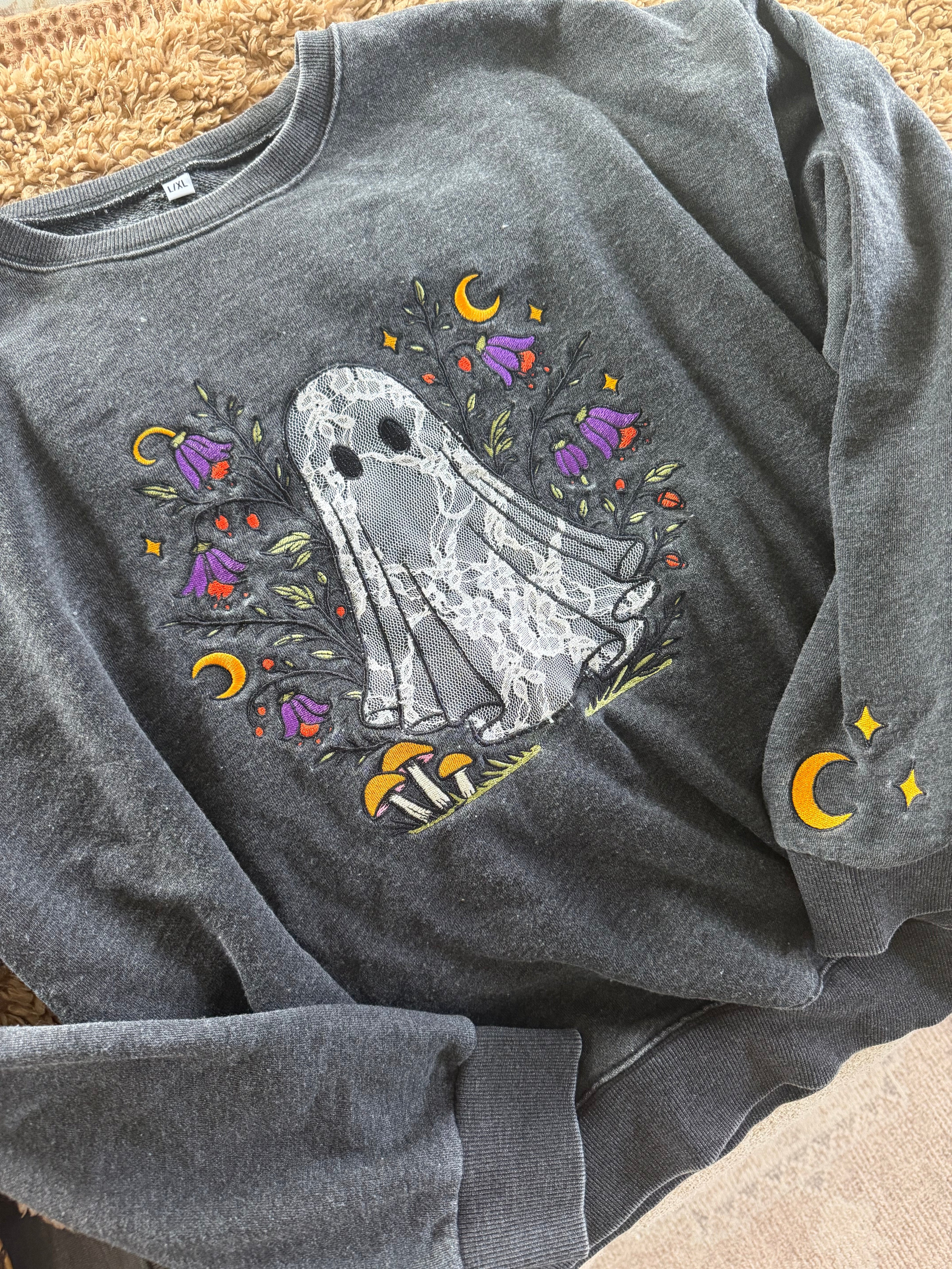 PREORDER: Ghost in Bloom Pullover by Blakeley (ETA: September )
