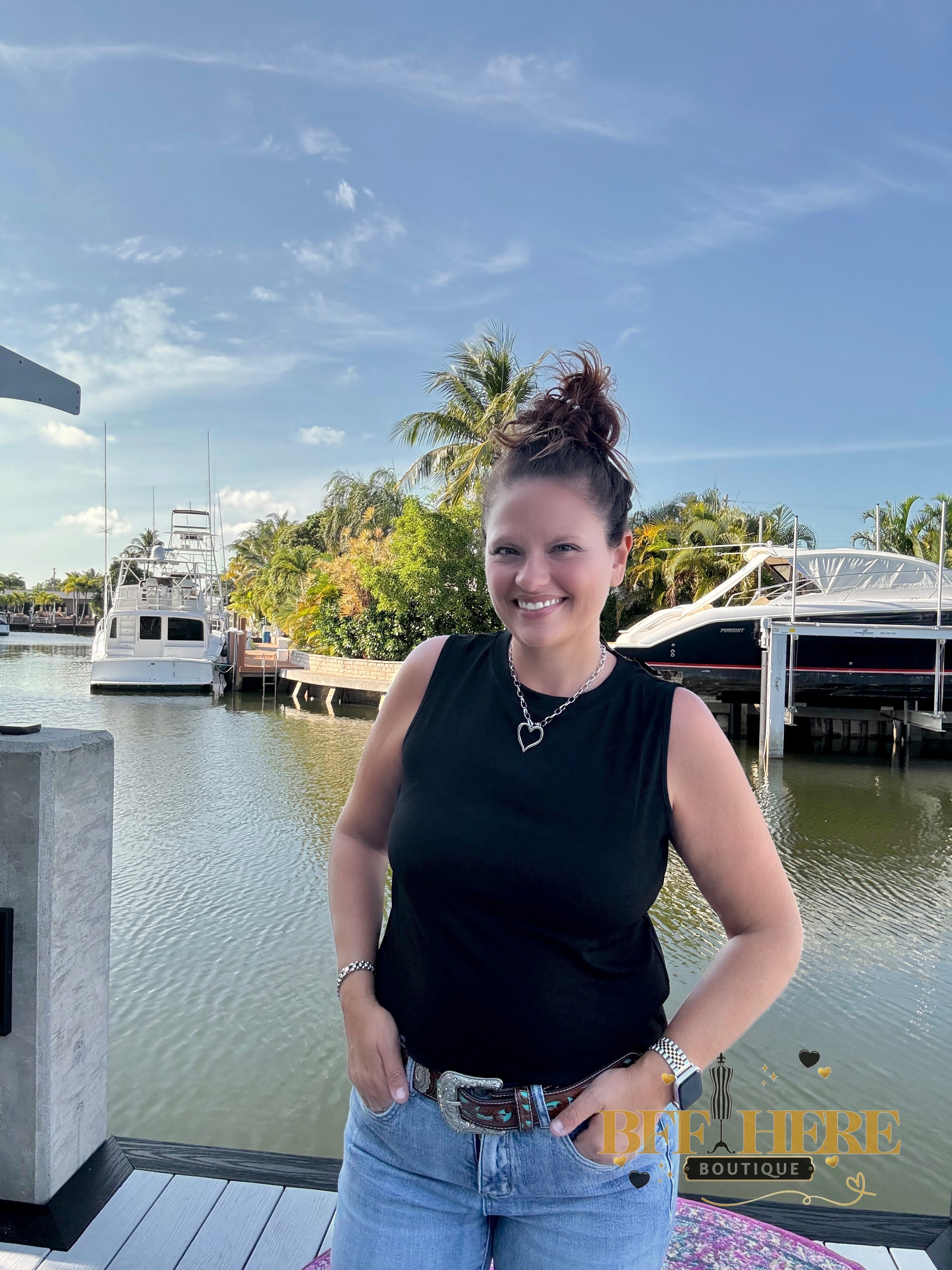 Banks Basic Lettuce Tank by Jess Lea (Choice of Color) - BFF Here