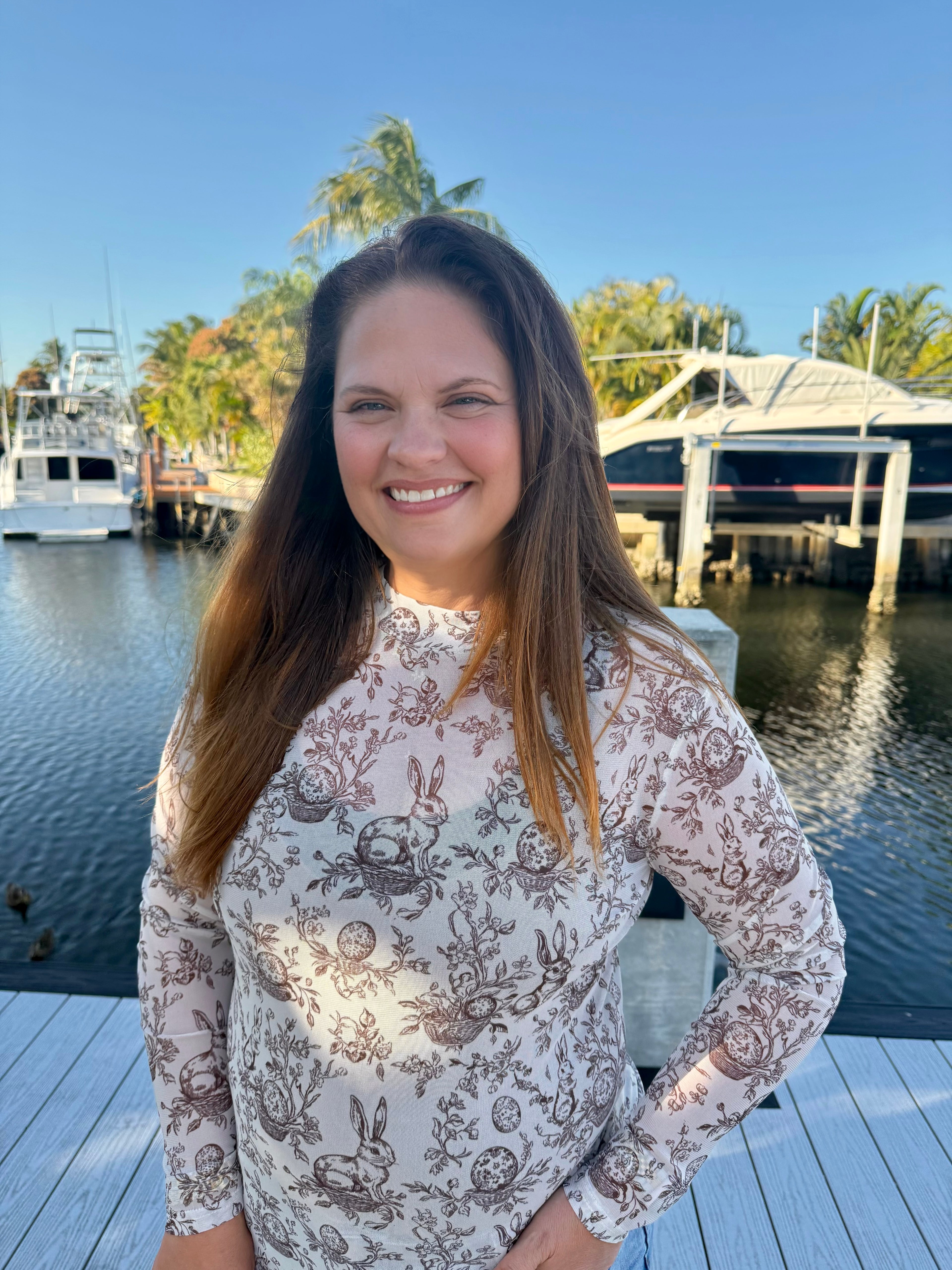 Cottontail Garden Mesh Top by Sterling Kreek - BFF Here