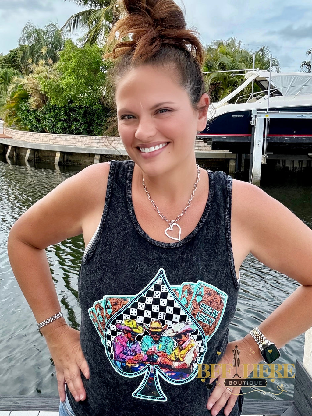 Feelin' Lucky Tank by Sterling Kreek - BFF Here