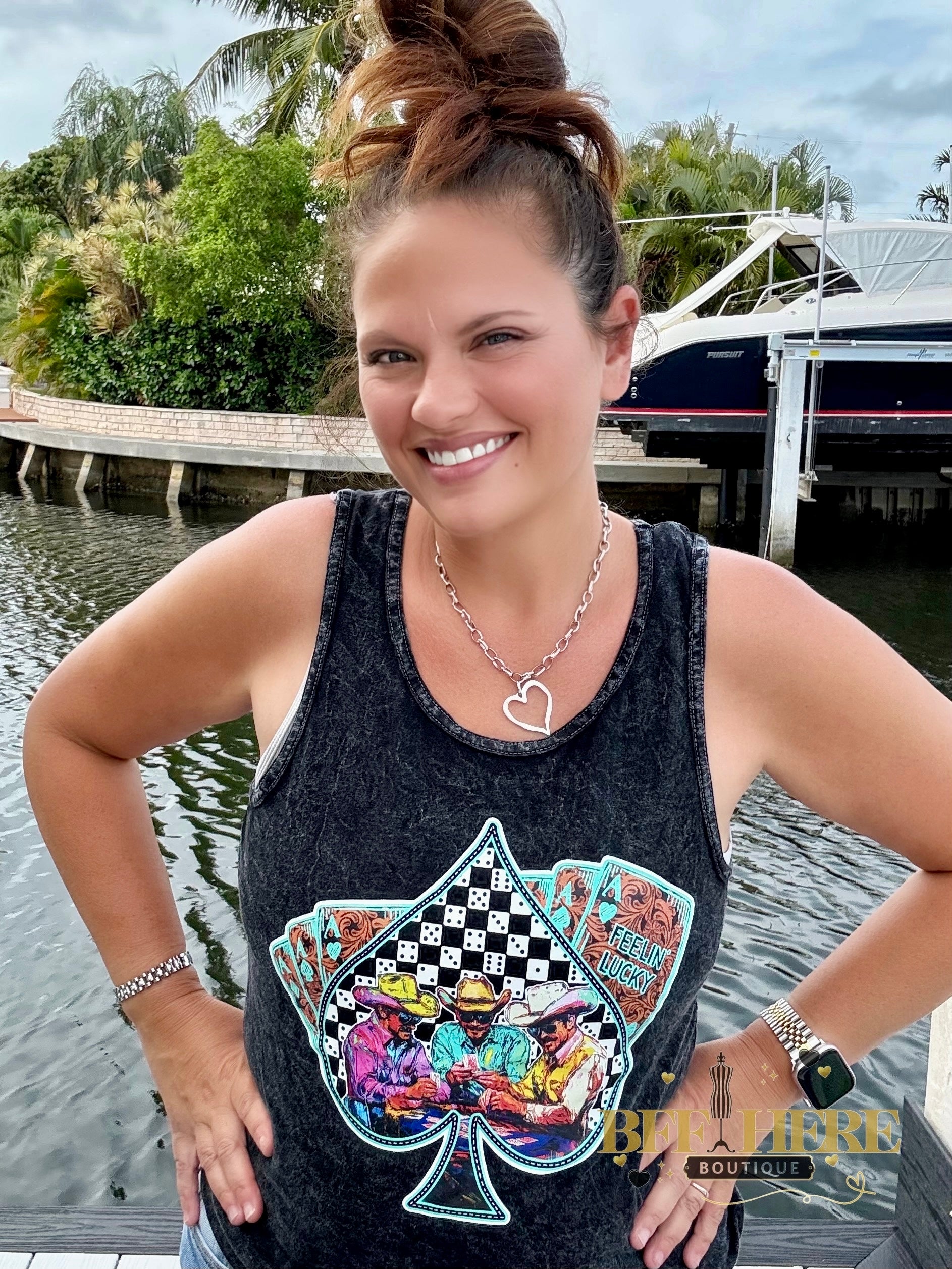 Feelin' Lucky Tank by Sterling Kreek - BFF Here