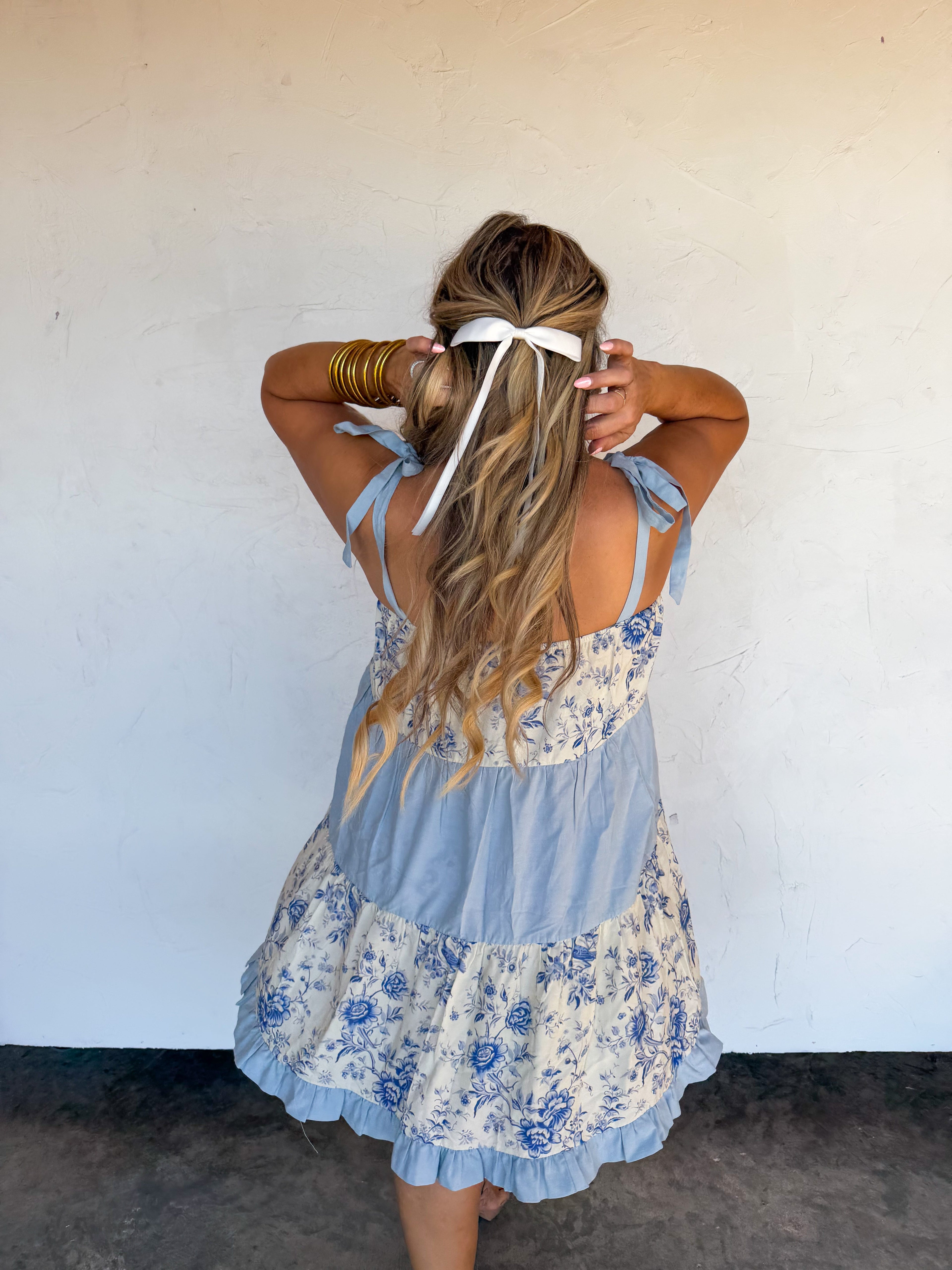 PREORDER- GARDEN PARTY FLORAL DRESS - BFF Here