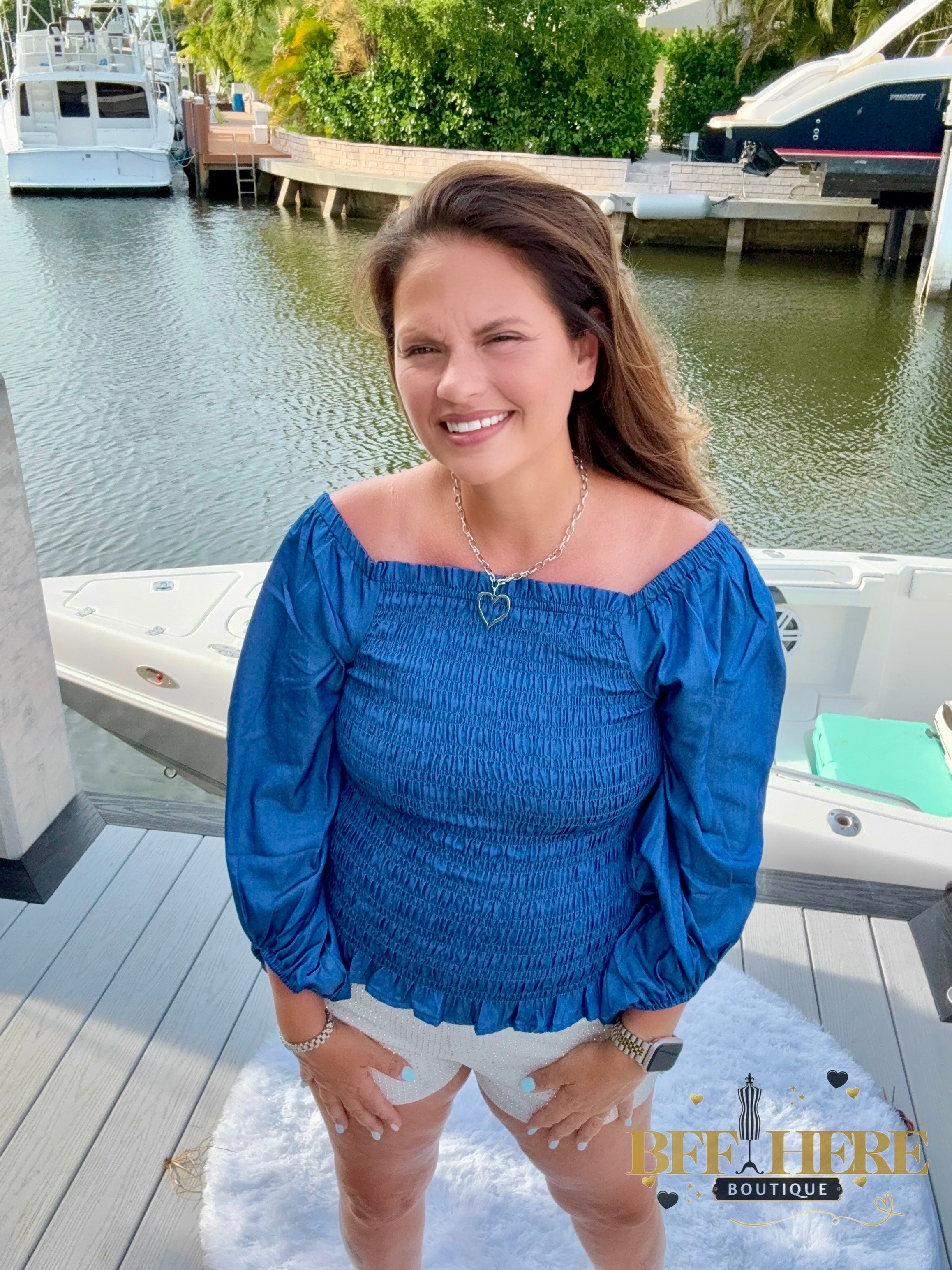 Denim Darling Dark Blue by Sterling Kreek - BFF Here