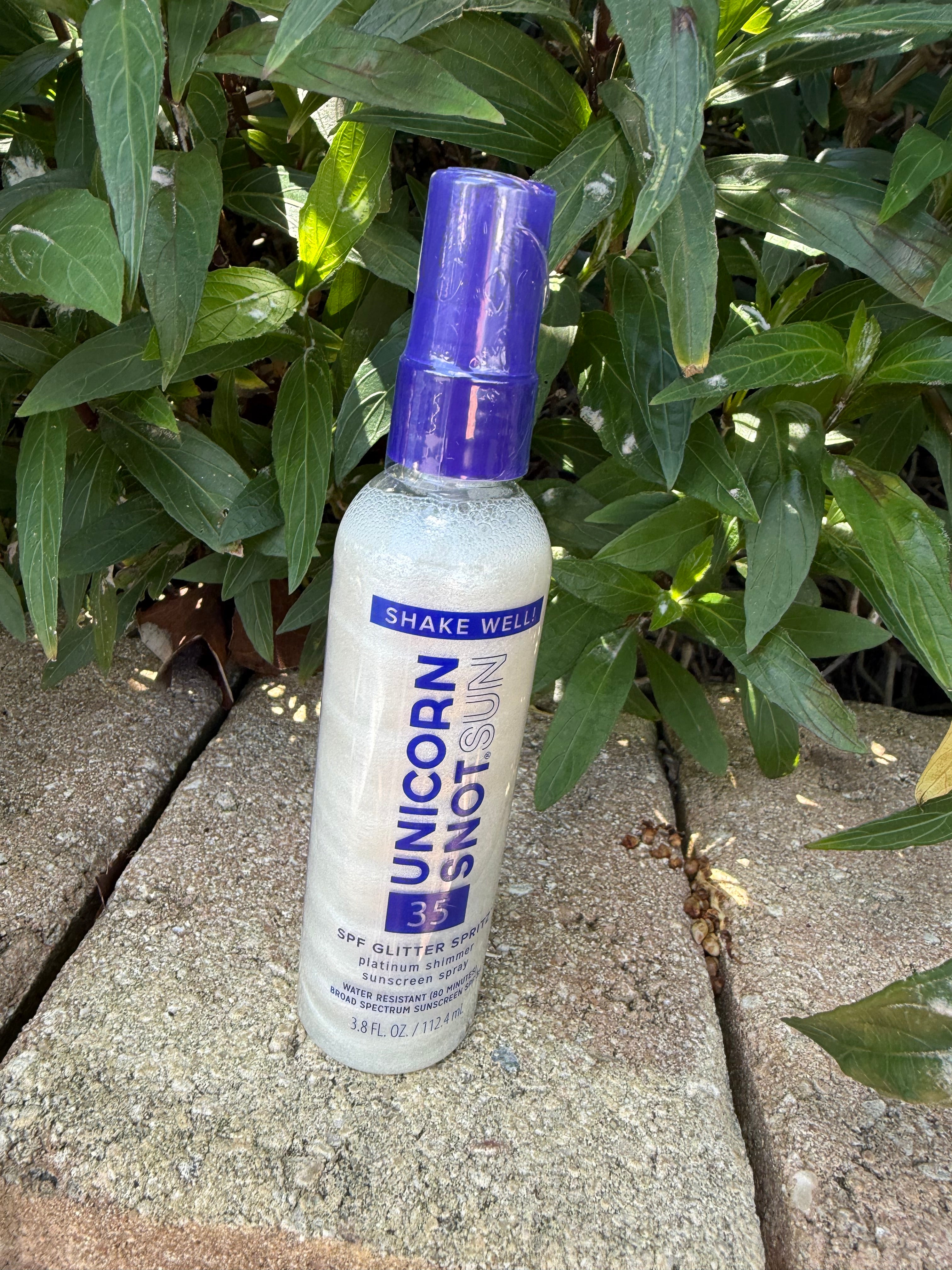 SPF 35 Glitter Spritz — Sunscreen Spray by Unicorn Snot / Platinum - BFF Here