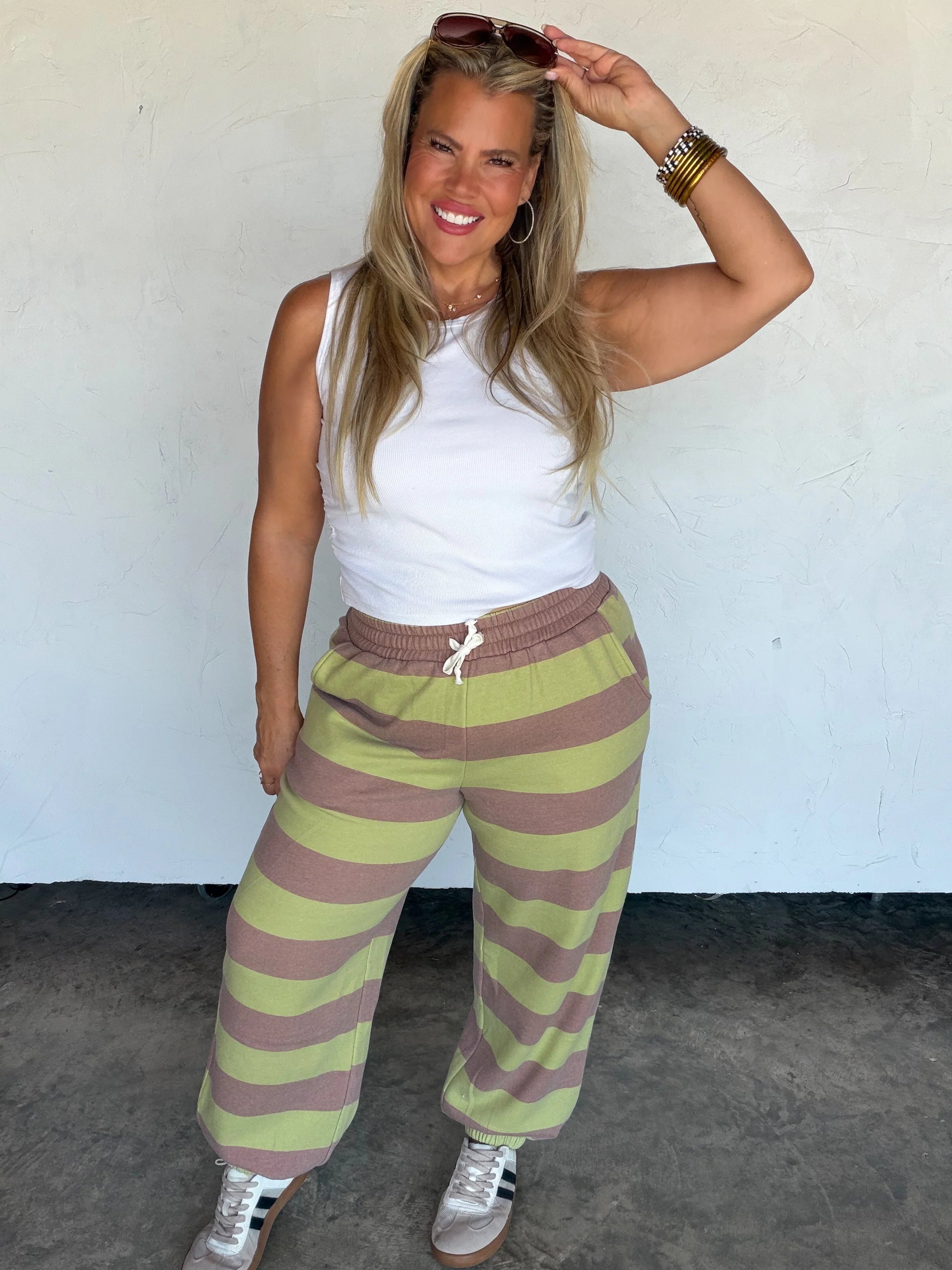 PREORDER: Lila Stripe Joggers by Blakeley (ETA: November)