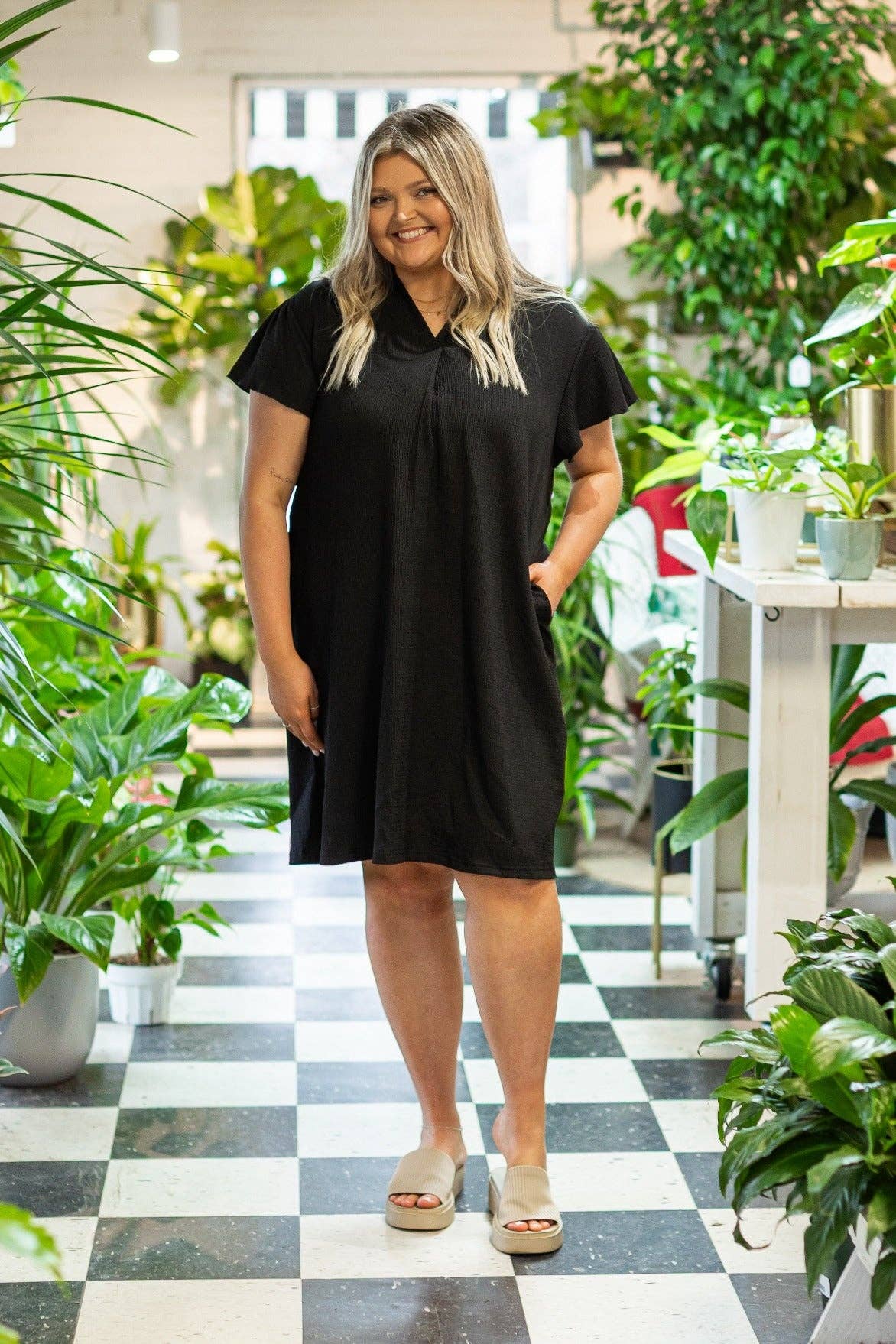 The Nicole Dress / Black by Grace & Emma - BFF Here