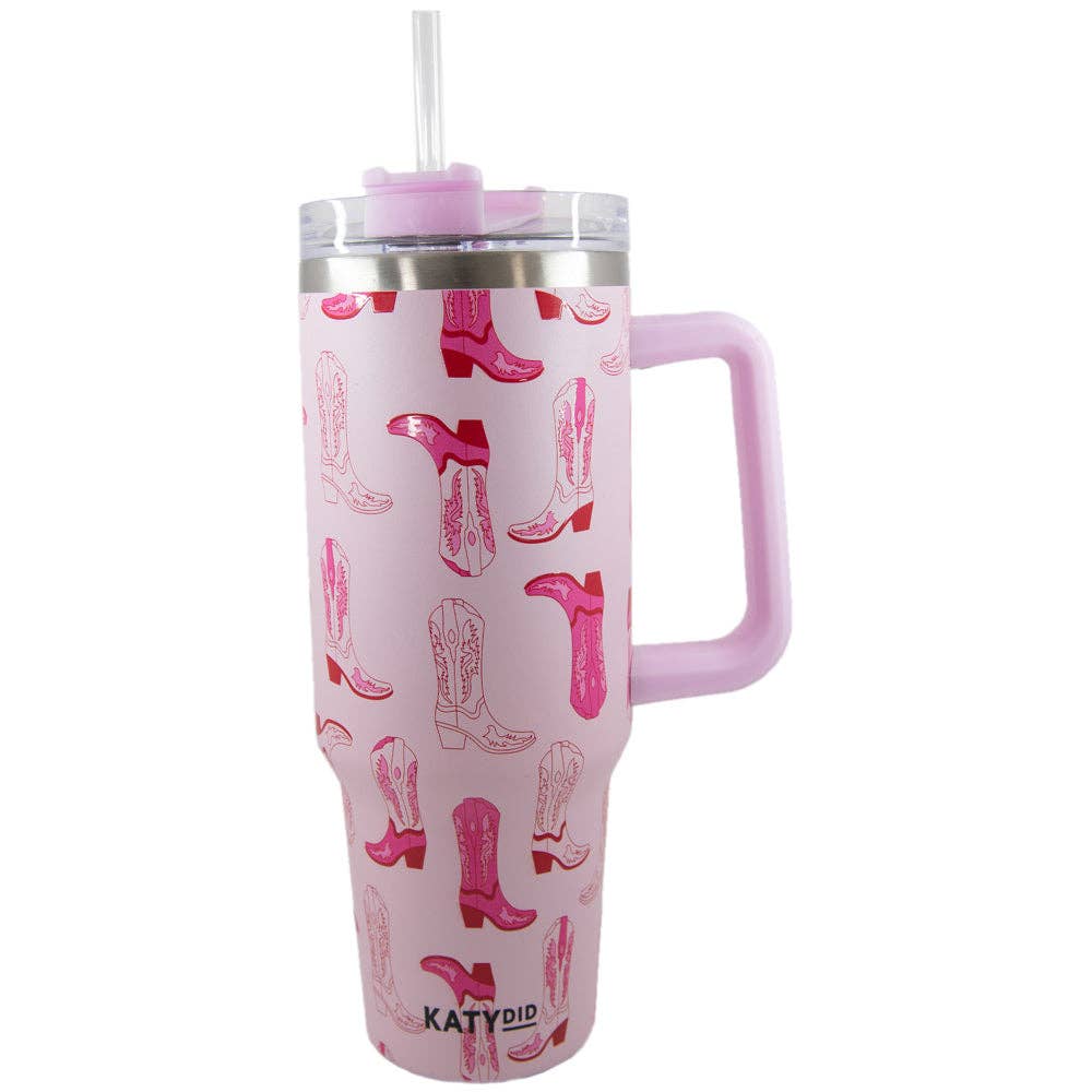 Boots and Brews Tumbler Cup - BFF Here