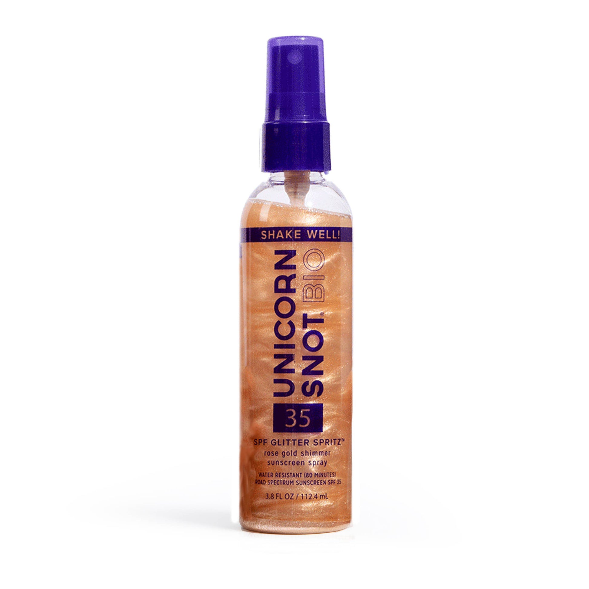 SPF 35 Glitter Spritz - Rose Gold by Unicorn Snot - BFF Here