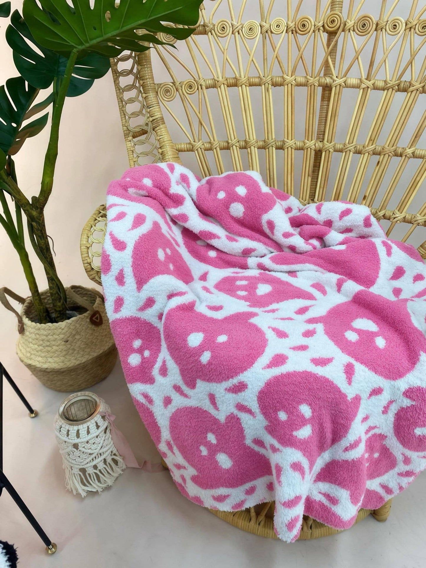 PREORDER: Beyond The Cloud Ghostly Boo Reversible Cloud Blanket by JadyK (Ships Beginning of October) - BFF Here